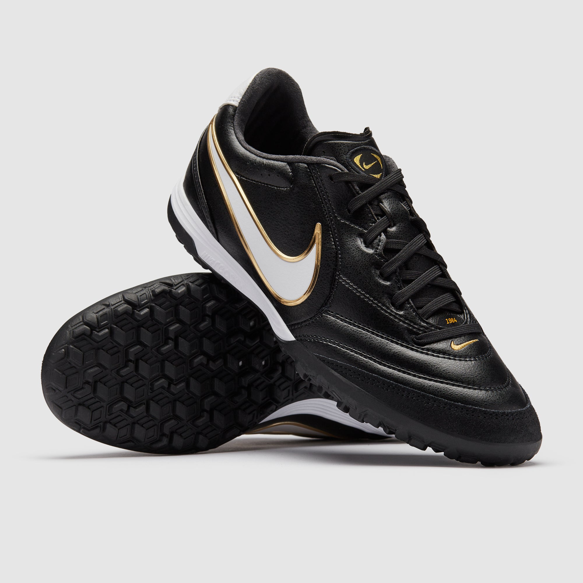 Nike Tiempo Ligera Pro Turf - Black/White - Adult Boots