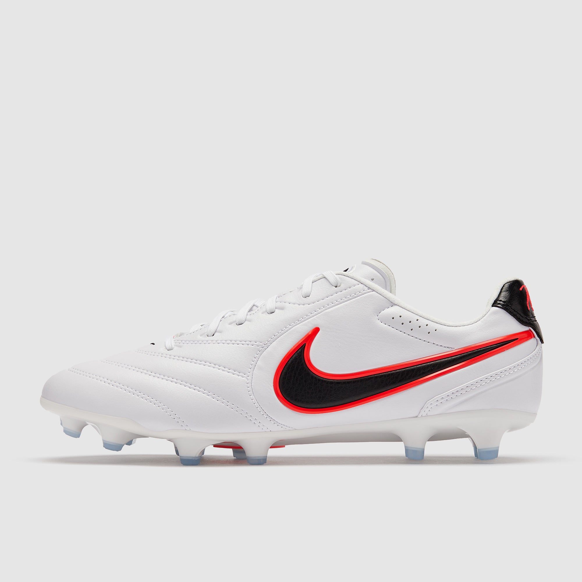 Nike Tiempo Ligera Pro Firm Ground - White/Black/Brt Crimson