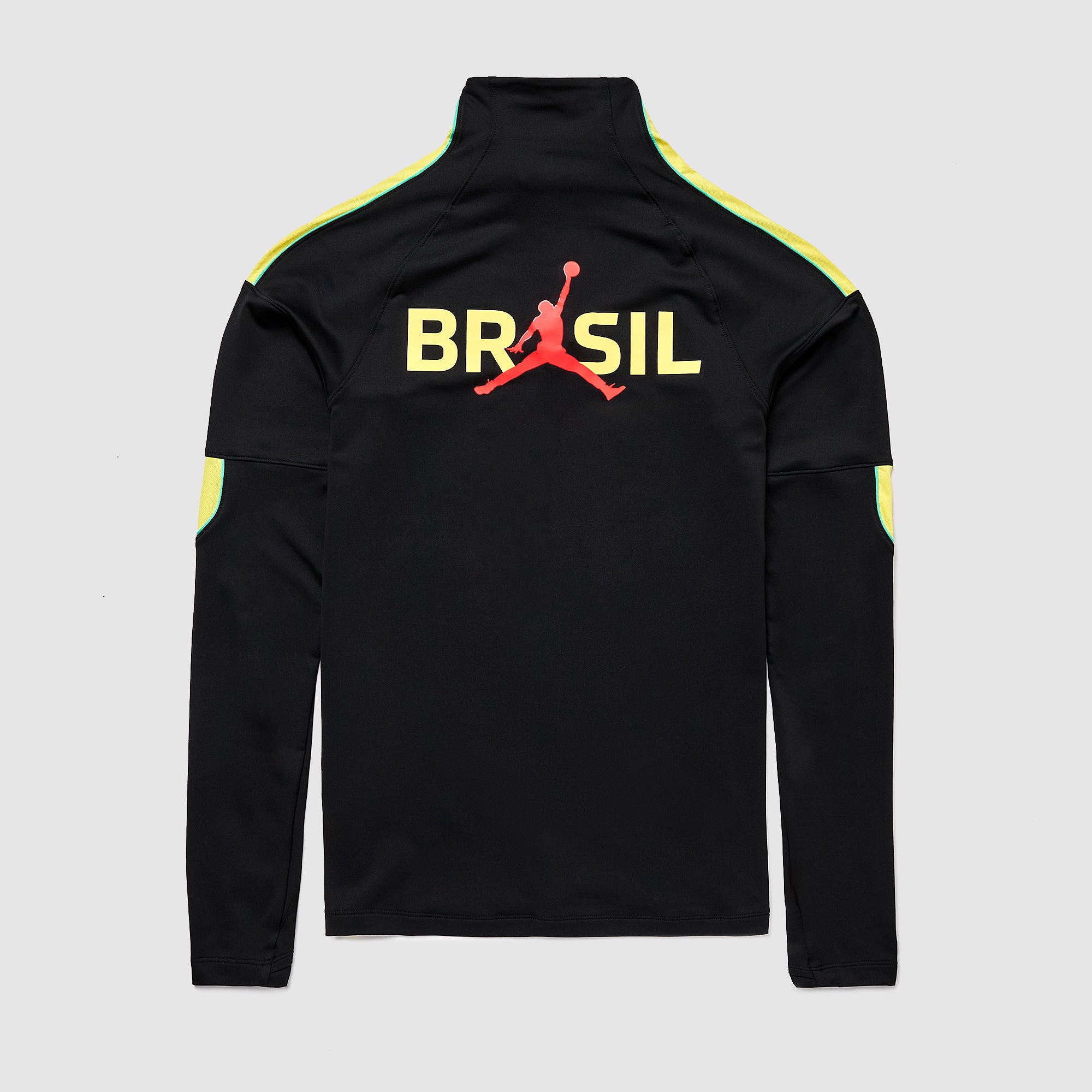 Jordan Brazil 2026 Dri-FIT Strike Drill Top - Black/Yellow Pulse