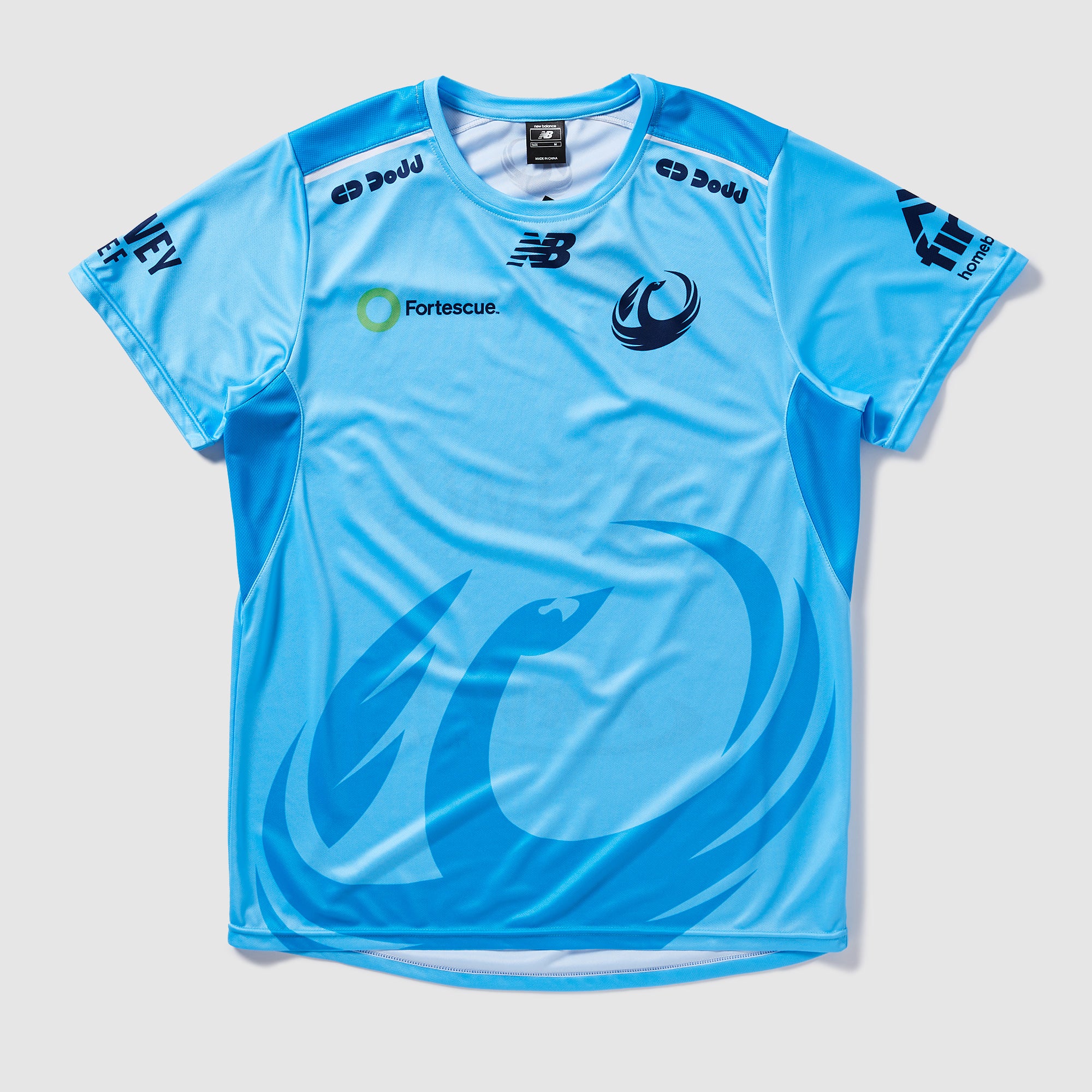 DYNASTY　スポーツシャツ　半袖　ラグビー　ウェスタン・フォース　ブルー Dynasty Western Force 2024 Training Tee - Blue - Mens Replica