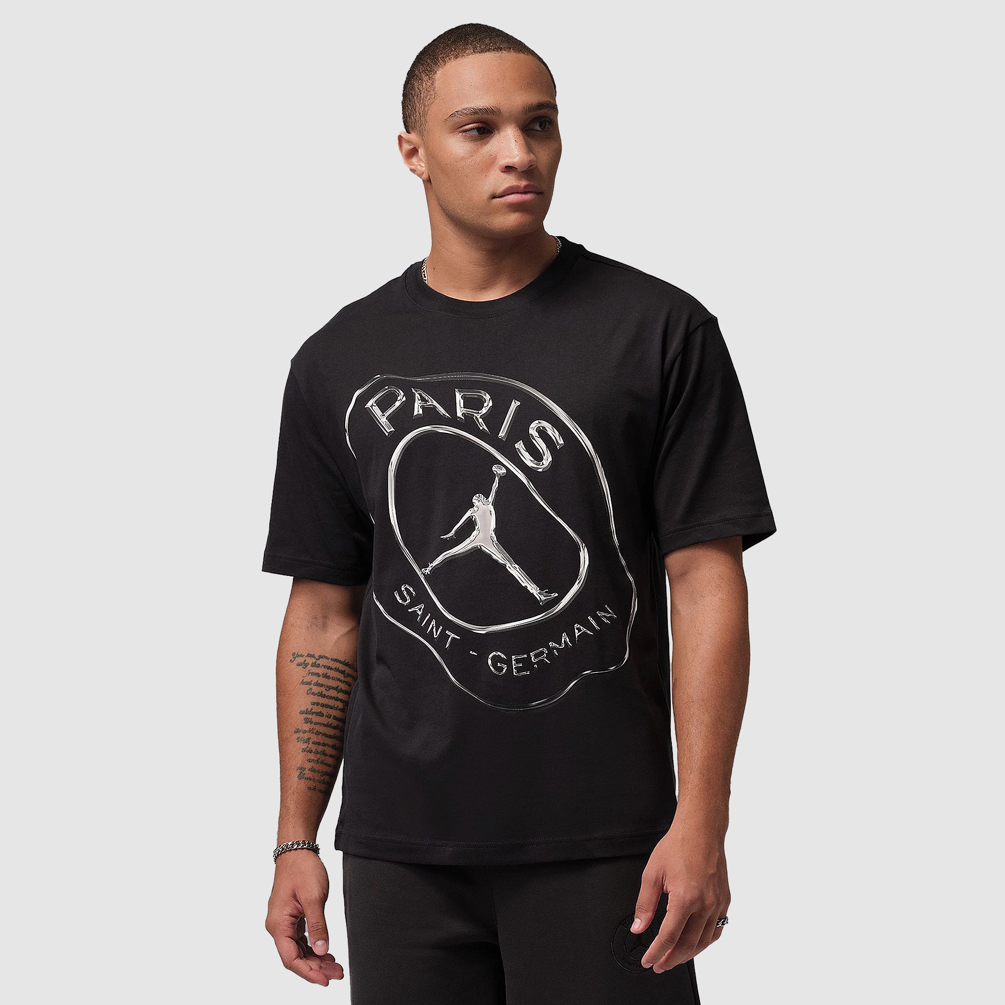 Jordan Paris Saint-Germain 25/26 Dri-FIT T-Shirt - Oil Grey/White