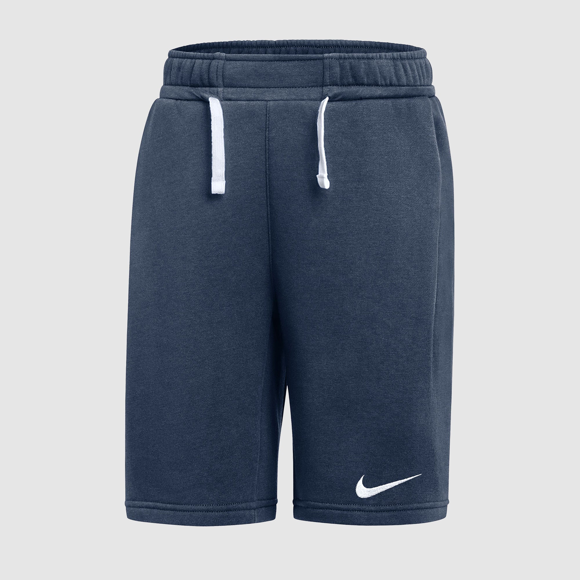 Nike Park 26 Loose-Fit Zip-Pocket Fleece Shorts - Midnight Navy