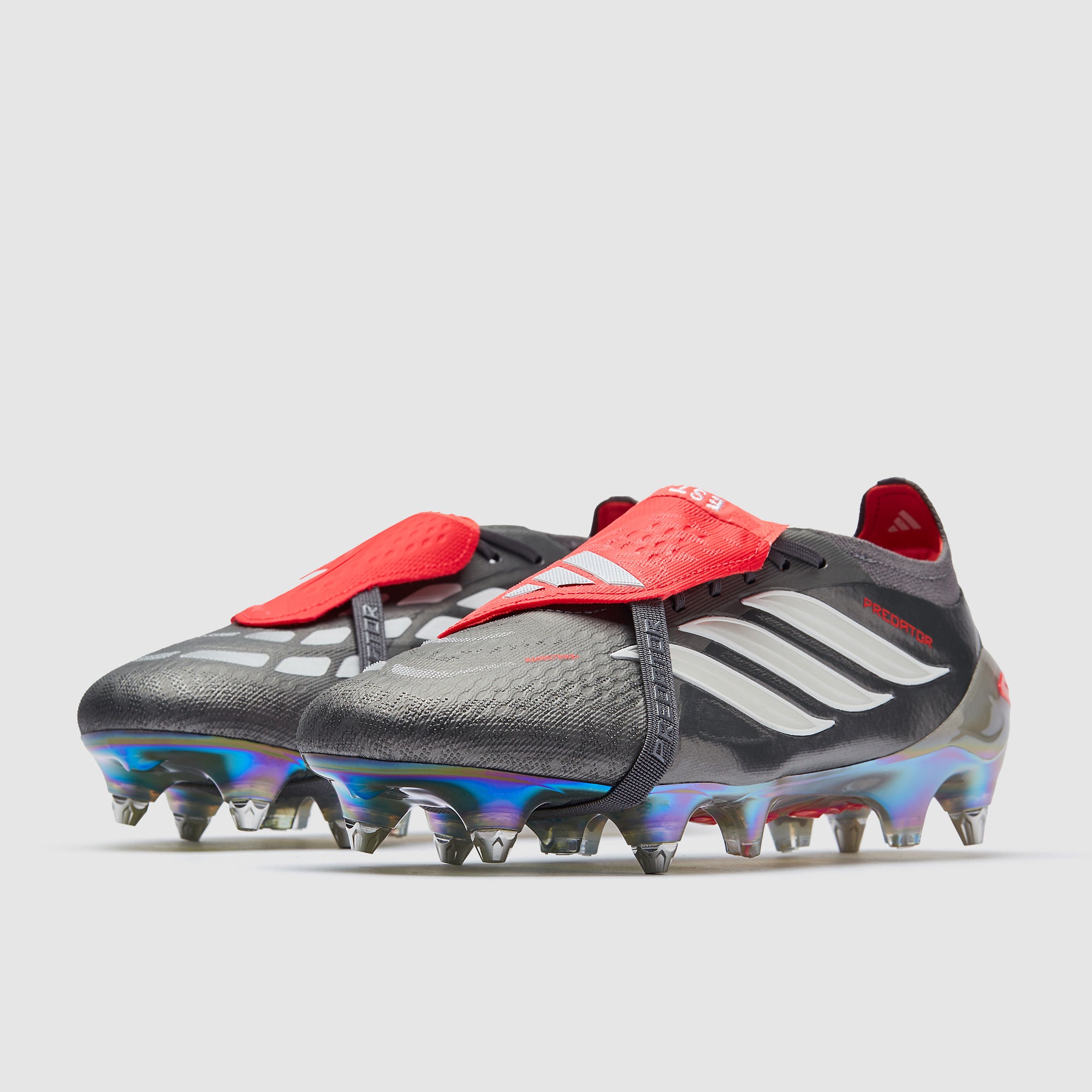 adidas Predator Elite Tongue Soft Ground - Iron Met./Ftwr White