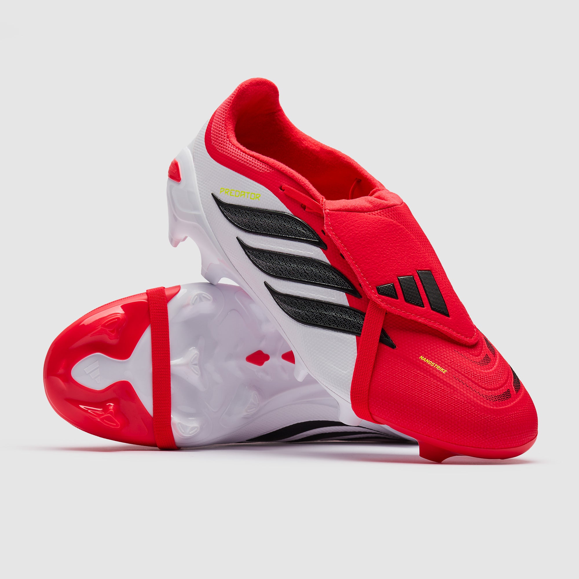 adidas Predator League Tongue Firm Ground - Lucid Blue/Ftwr White/Solar Red 