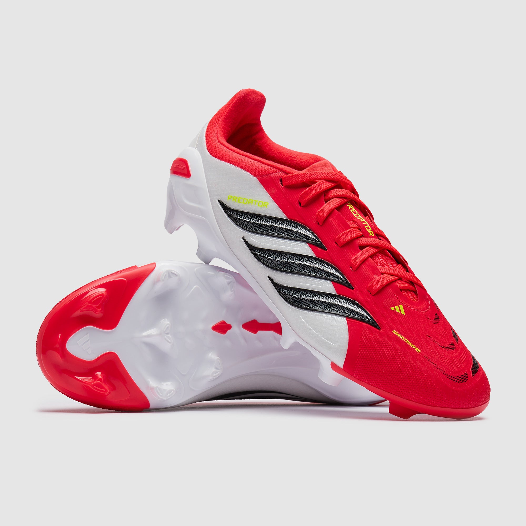 adidas Kids Predator Elite Firm Ground - Lucid Red/Core Black/Ftwr