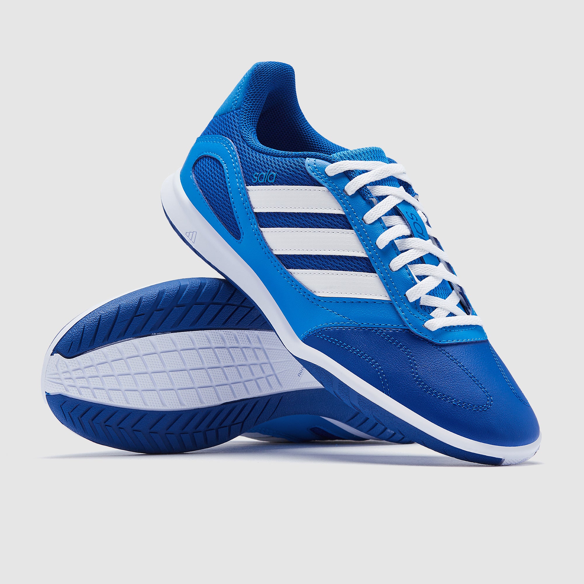 adidas Super Sala III - Ftwr White/Lucid Ray Blue/Solar Yellow
