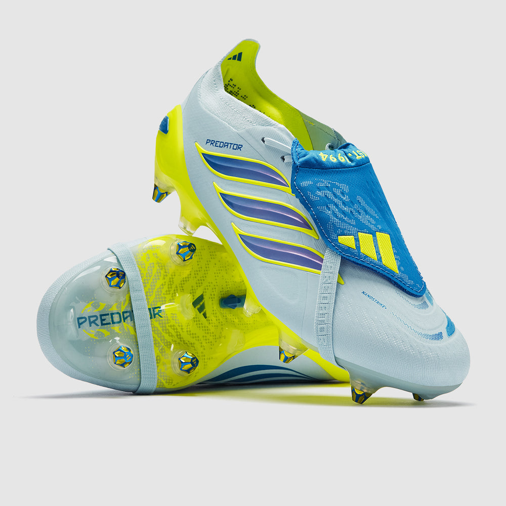 Blue Yellow Predator adidas Predator Elite Tongue Soft Ground - Crystal Sky/Ray Blue/Team ...
