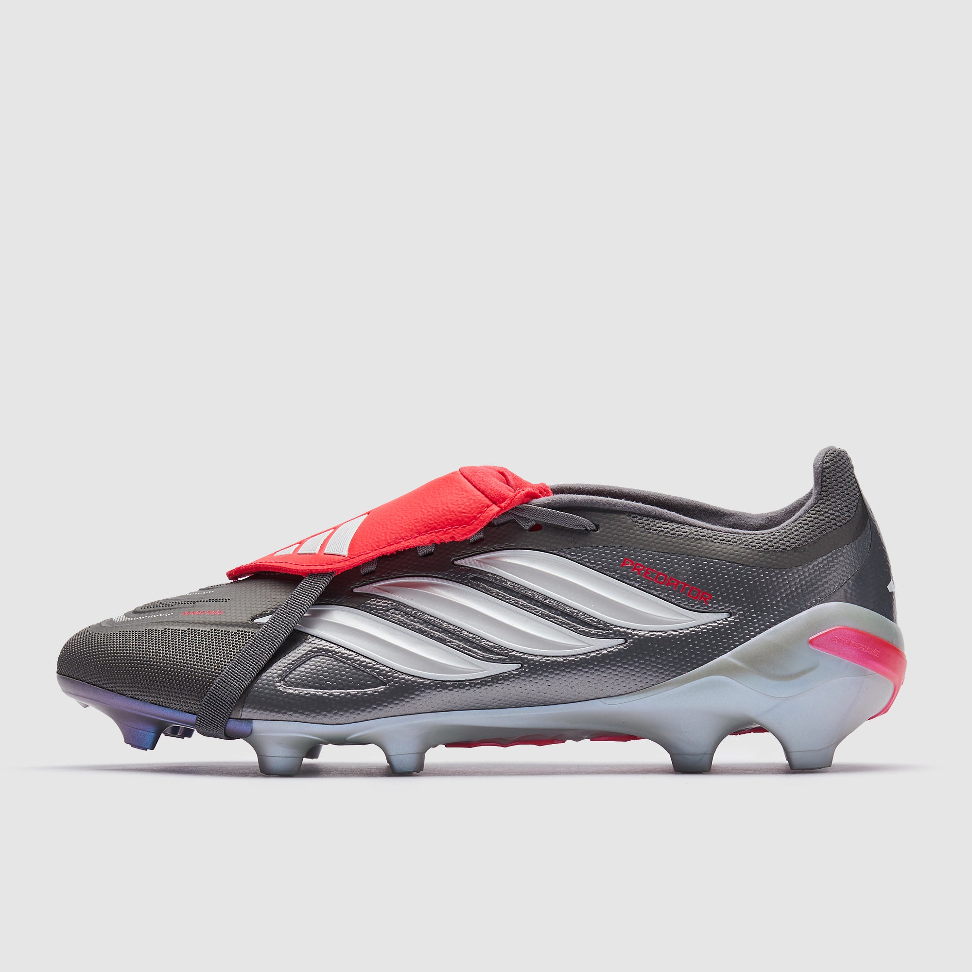 adidas Predator League Tongue Firm Ground - Iron Met./Zero Met