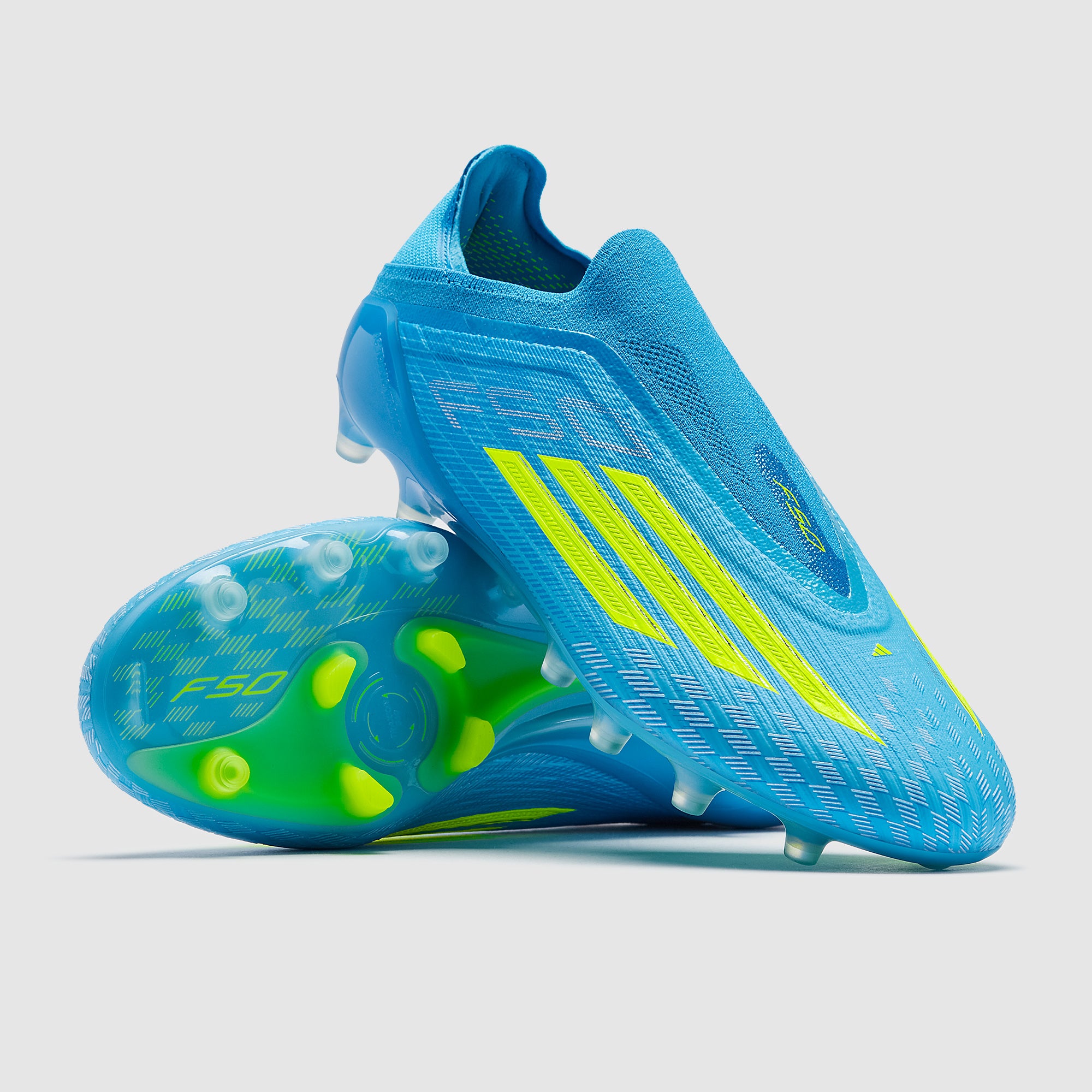 adidas F50 Elite Laceless Artificial Grass - Lucid Ray Blue/Team