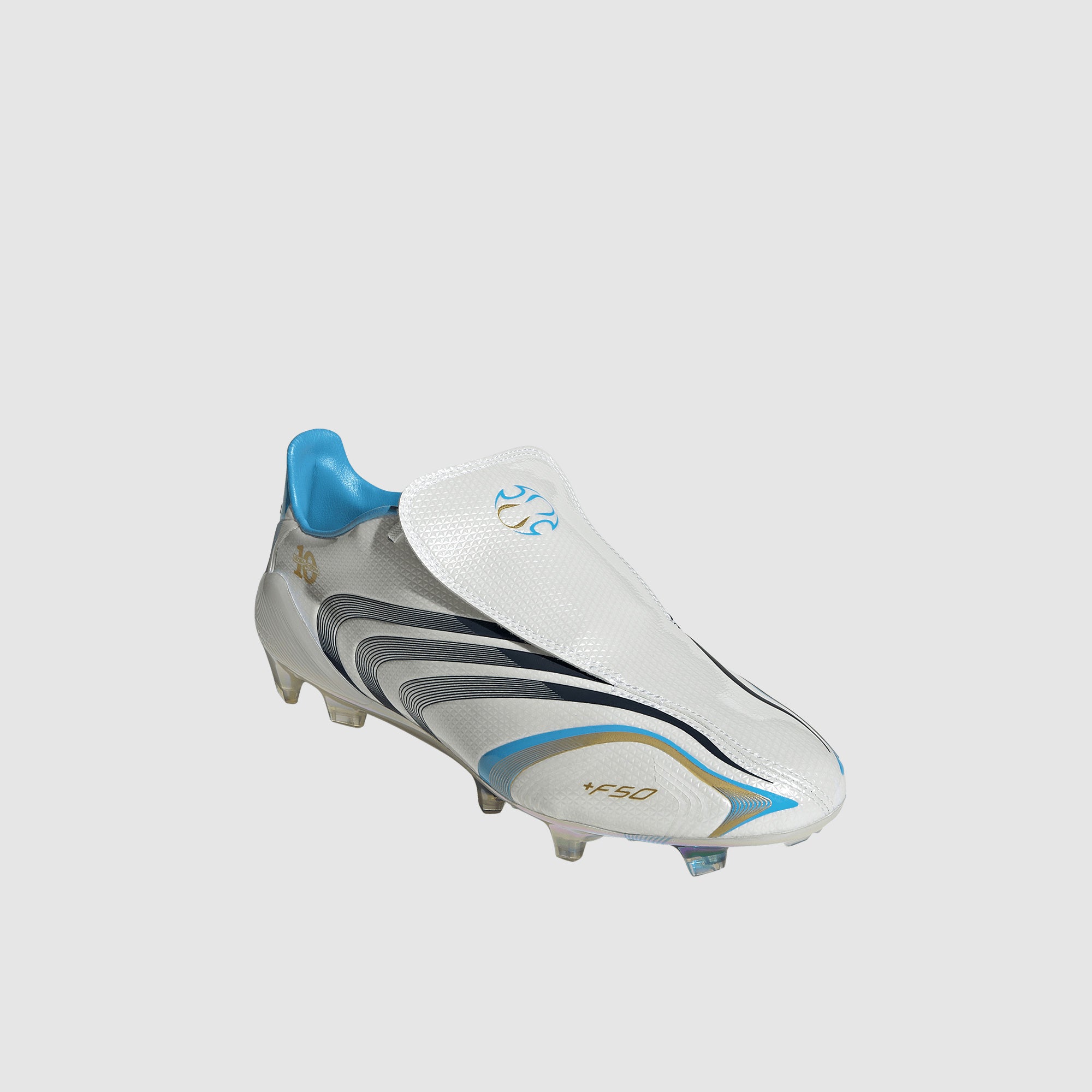 adidas F50 Elite x Tunit FG - Core White/Night Navy/Gold Met
