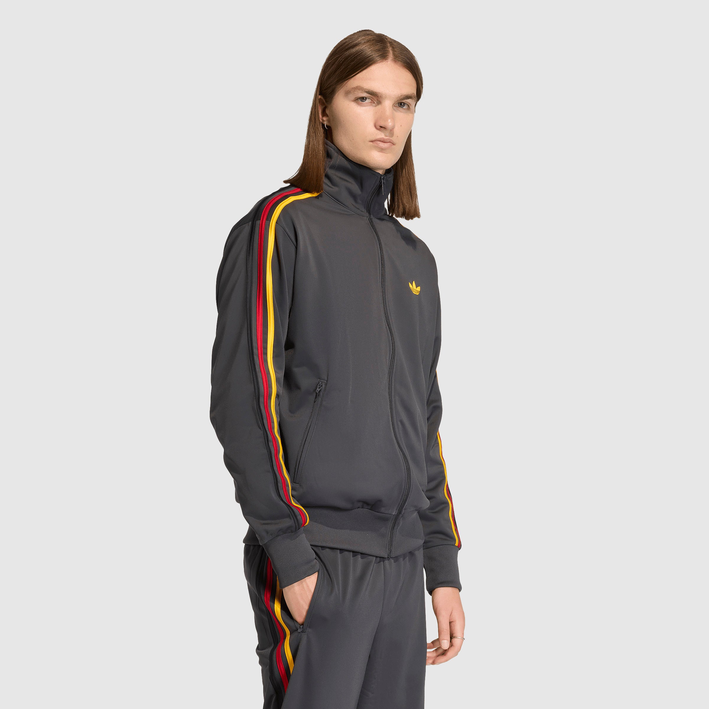 adidas Originals Firebird Track Top - Utility Black/Collegiate