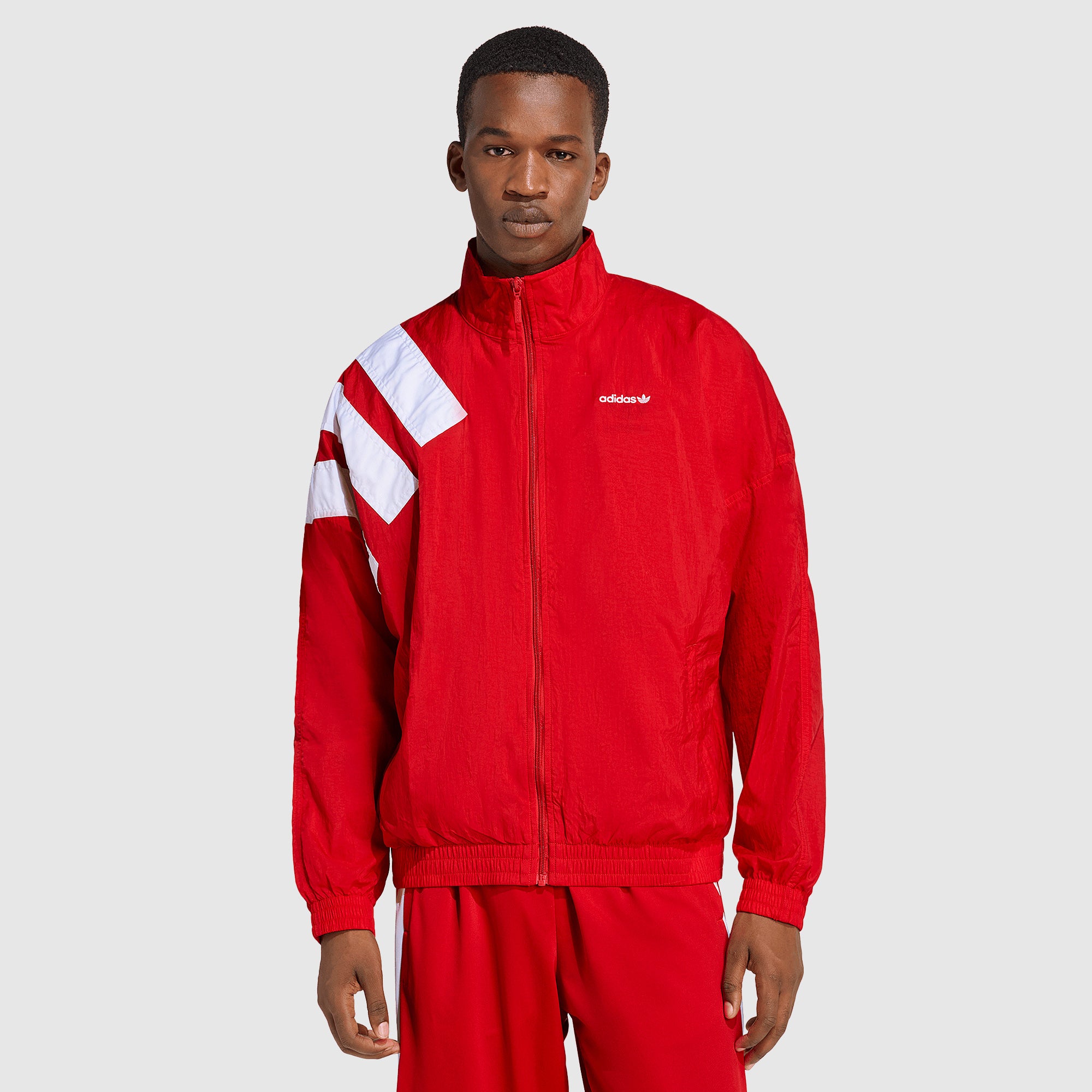 adidas Originals Arch Track Top - Better Scarlet/White - Tops 