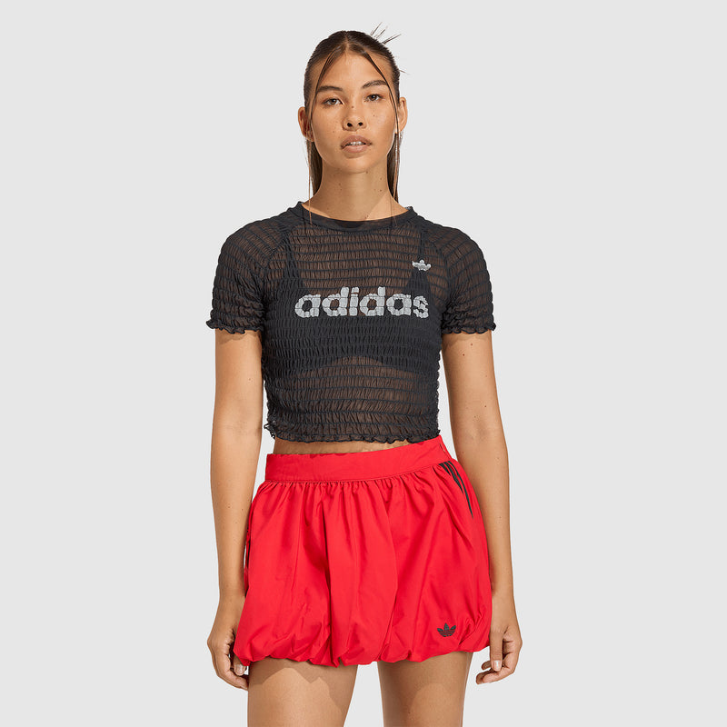 adidas Originals Womens Smocked T-Shirt