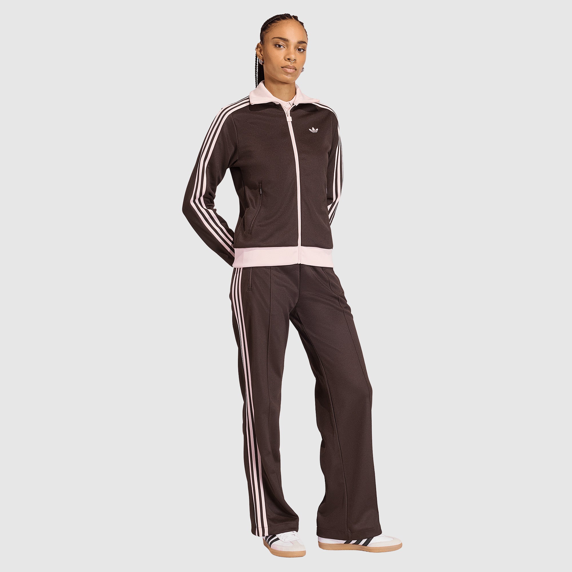 adidas Originals Womens Classic Track Top - Aurora Coffee/Sandy