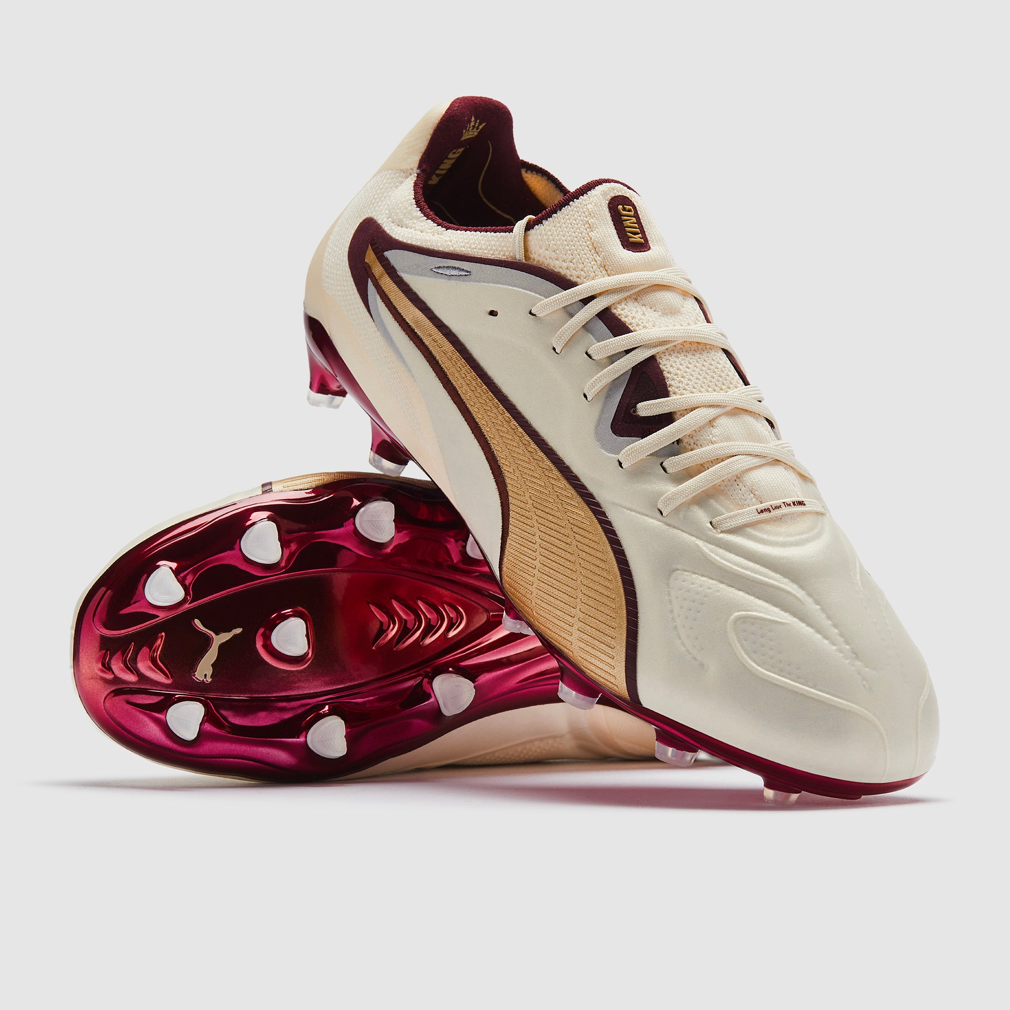 Puma King 20 Ultimate Launch Firm Ground - Sugared Almond/Gold