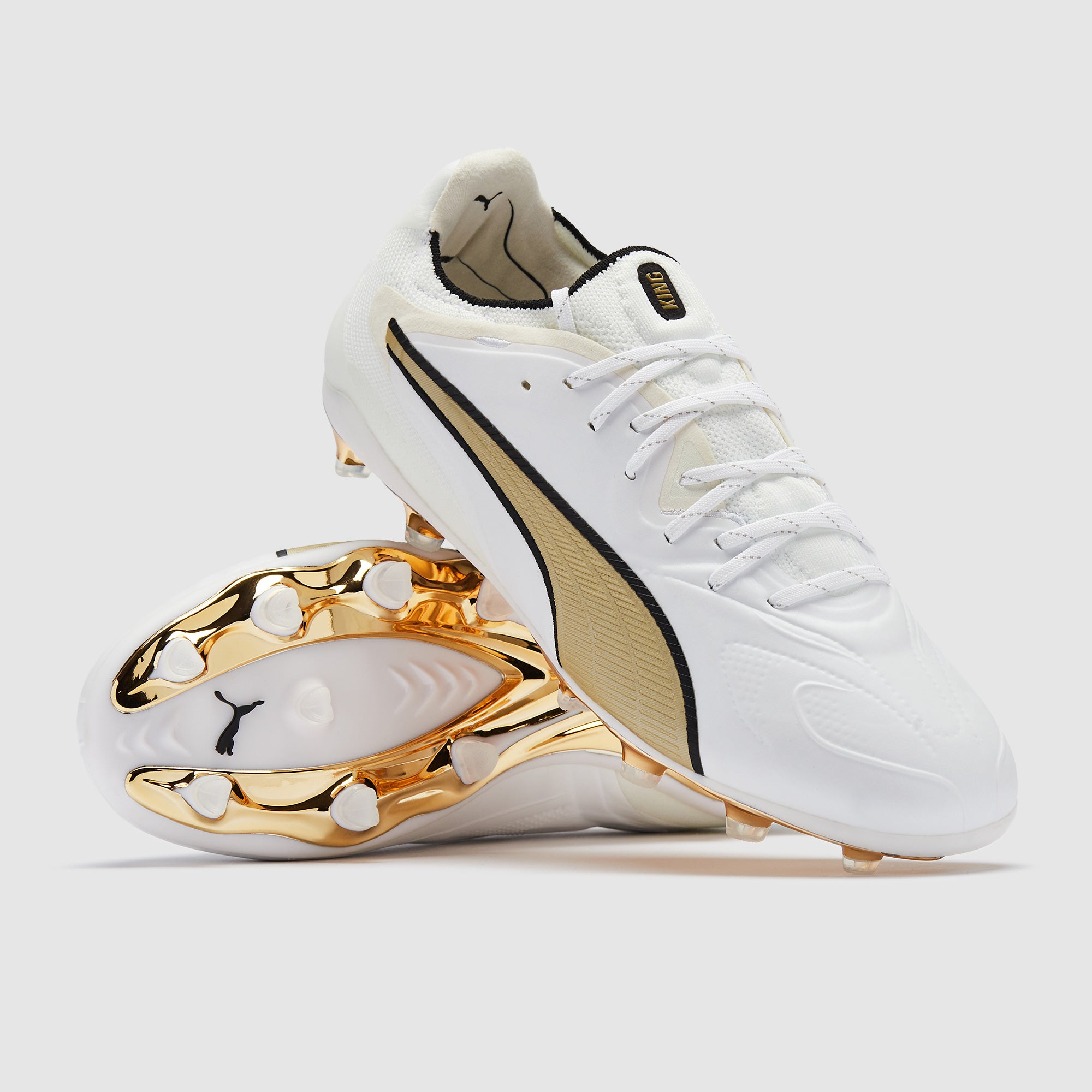 Puma King Platinum 21 Porsche Rallye FG/AG - Puma White/Nrgy Red