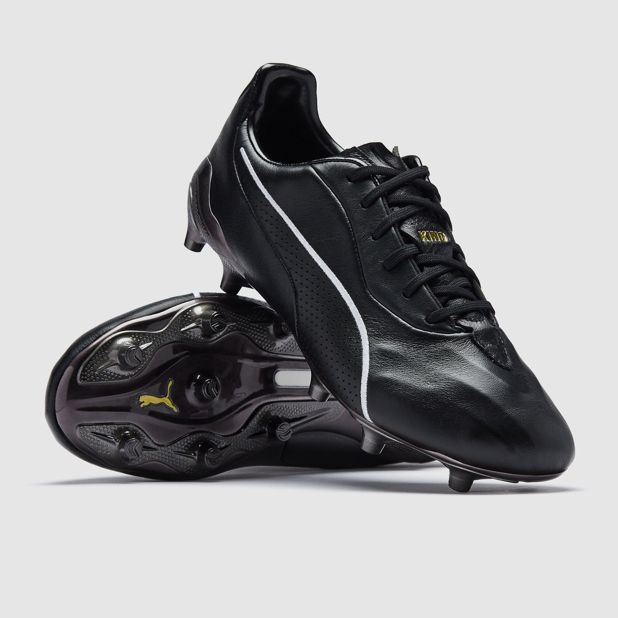 Puma King Platinum 21 x London Limited Edition FG - White - Mens Boots