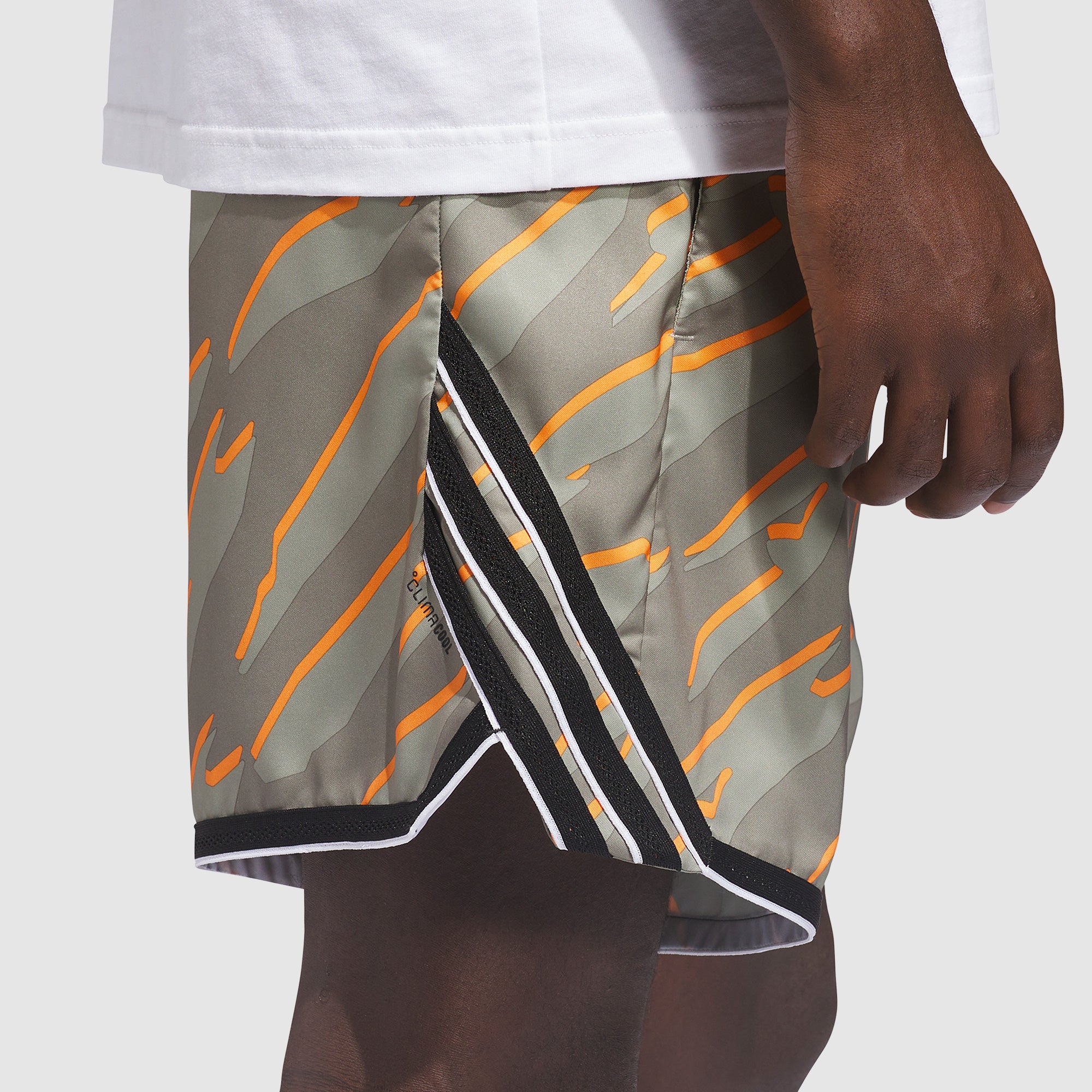 チャーミー adidas CrazyLite AOP Shorts - Clay - Mens Clothing