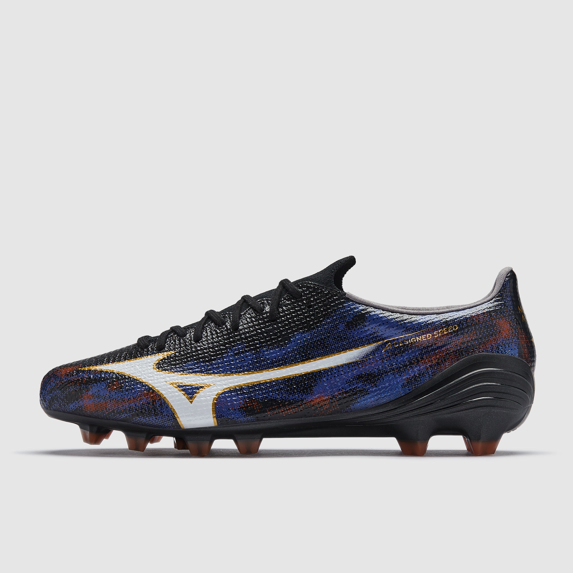Mizuno Alpha III Made in Japan Firm Ground - Black/Ancient Water