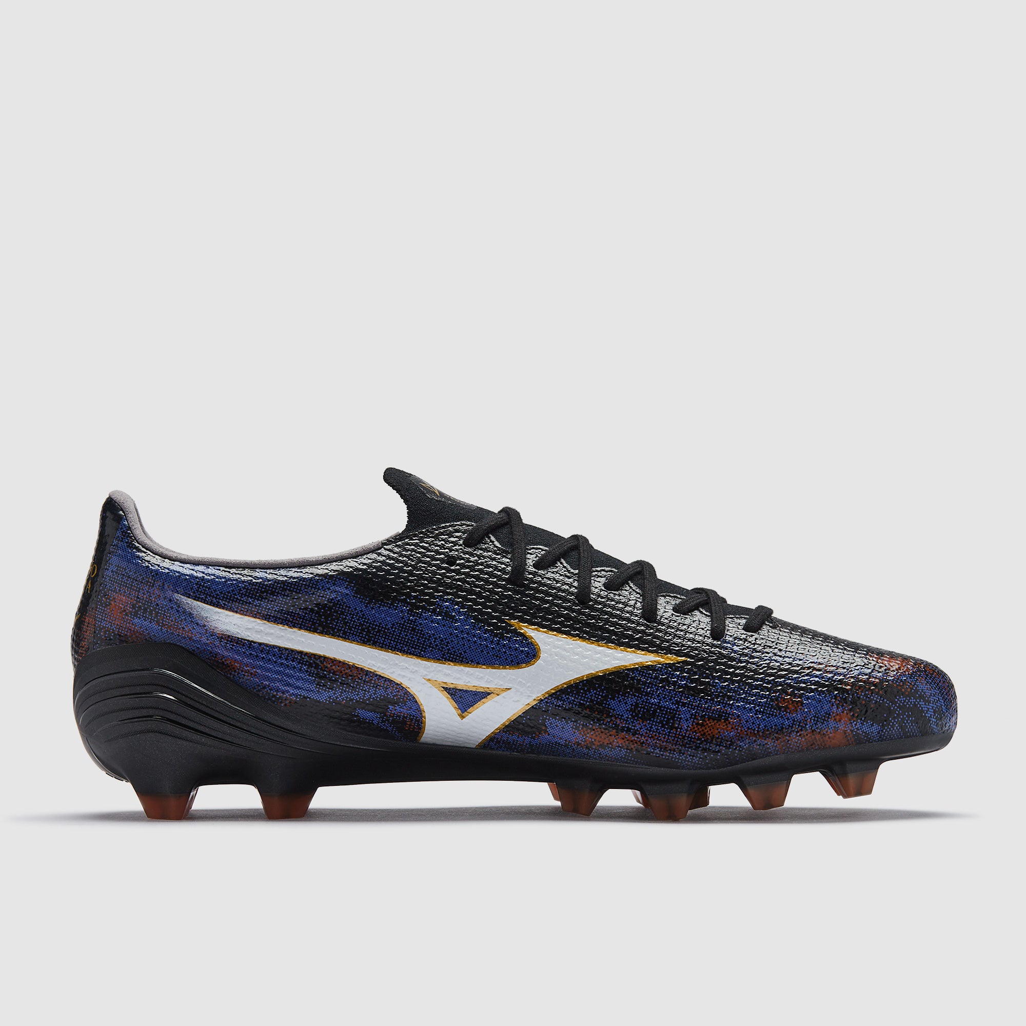 Mizuno Alpha III Made in Japan Firm Ground - Black/Ancient Water