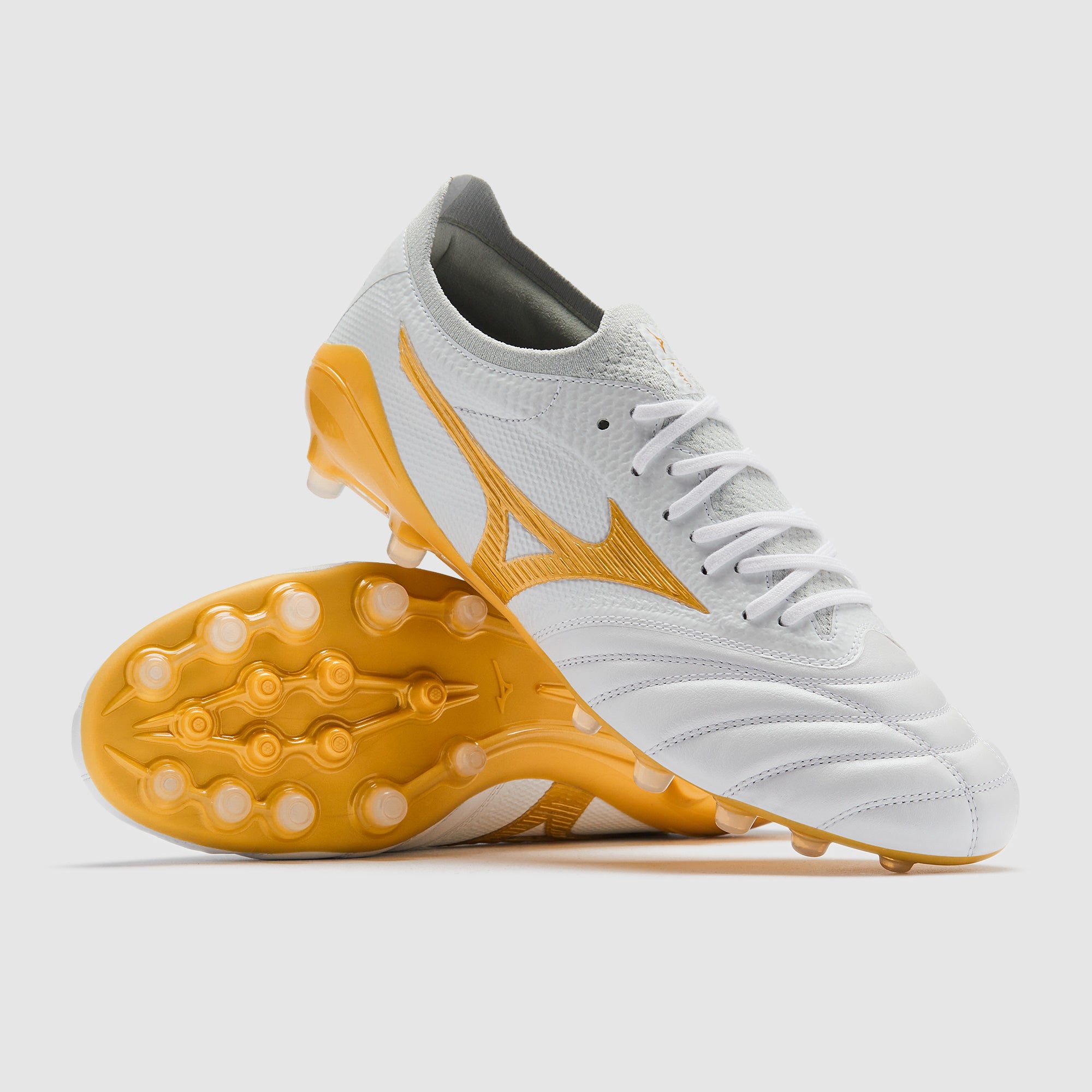 Mizuno Morelia Neo II Made In Japan FG - Safety Yellow/True Blue