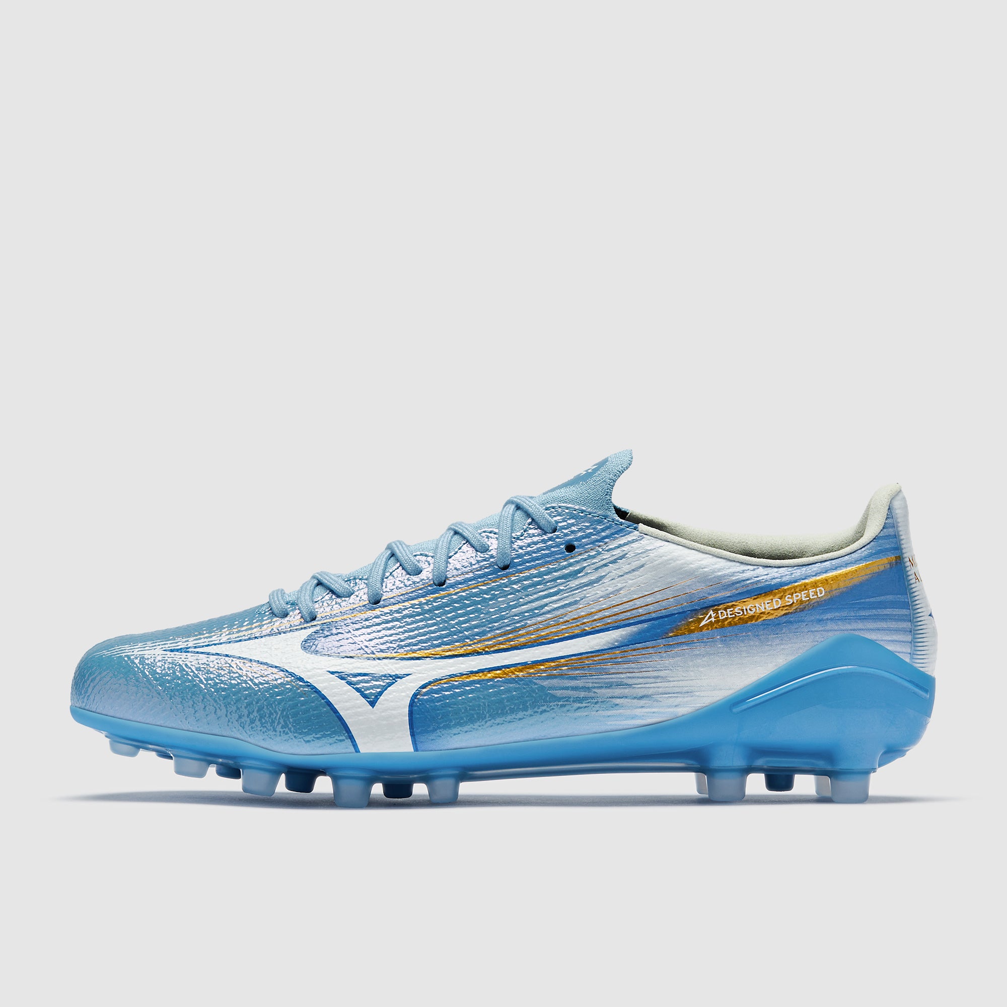 Mizuno Alpha III Made In Japan Artificial Grass - Celeste/White
