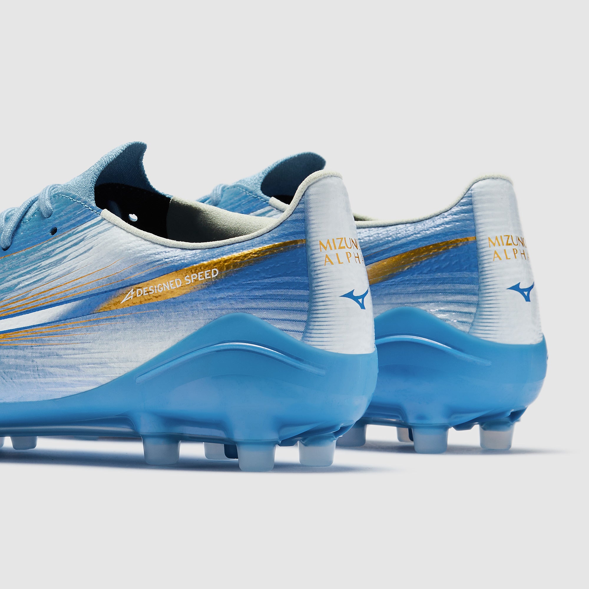 MIZUNO alpha Ⅲ Japan 25.0 blue × white Mizuno Alpha III Made In Japan Artificial Grass - Celeste/White
