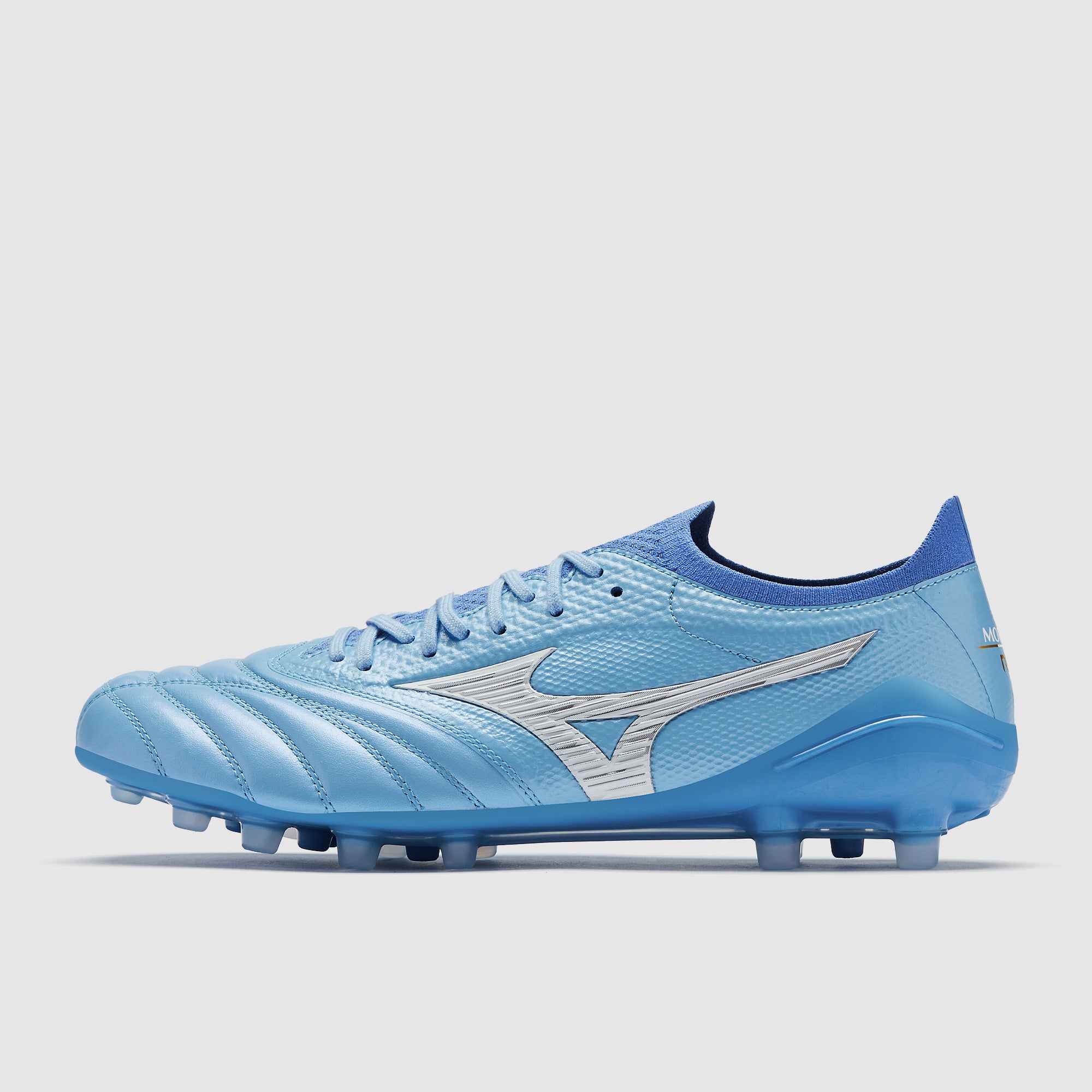 Mizuno Morelia Neo II Made In Japan FG - Safety Yellow/True Blue
