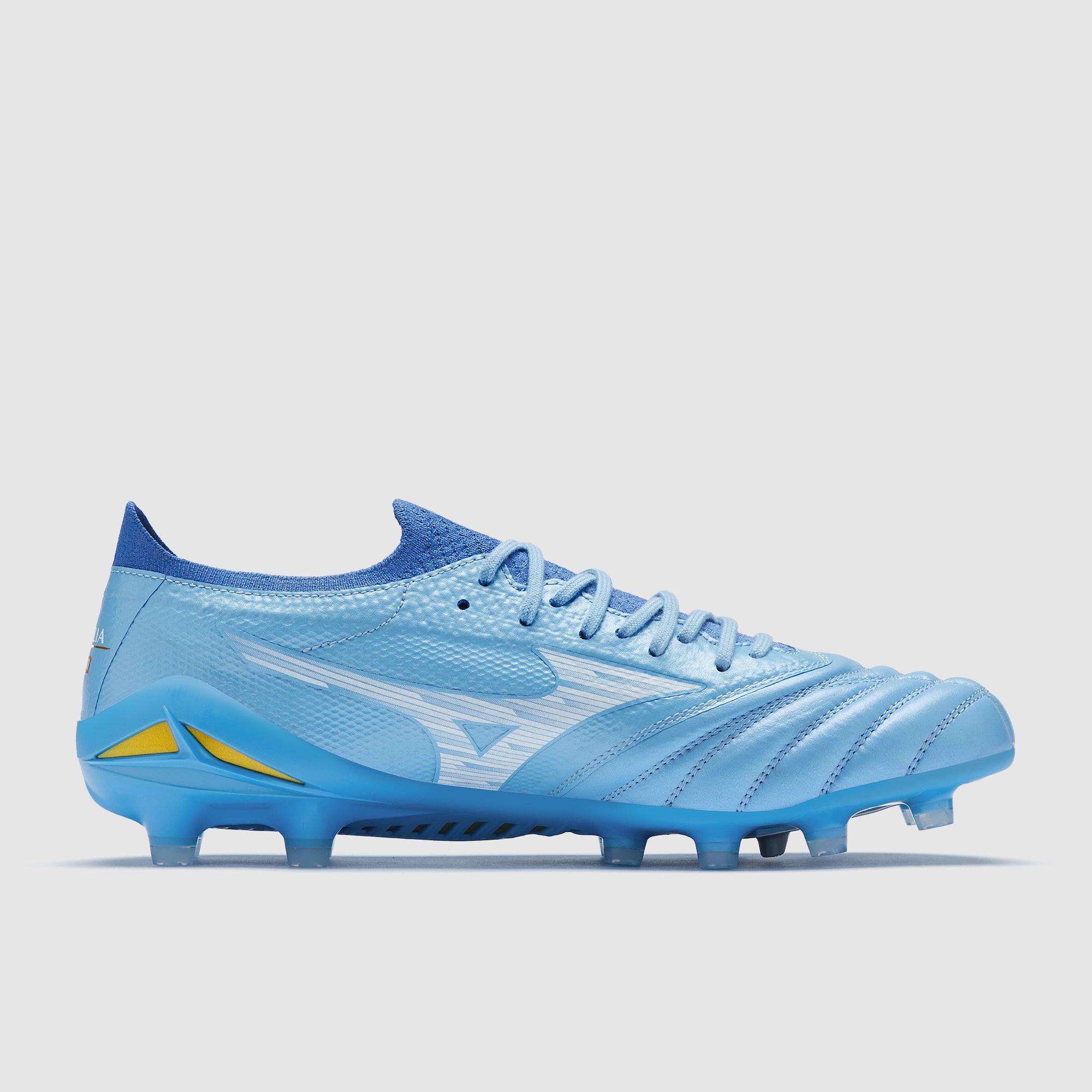 Mizuno Morelia Neo IV Beta Elite Firm Ground - Celeste/White