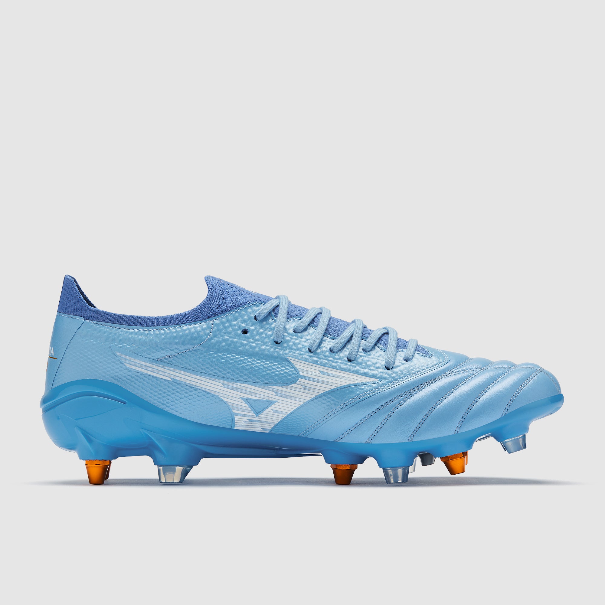Mizuno Morelia Neo IV Beta Elite Mix Soft Ground - Celeste/White