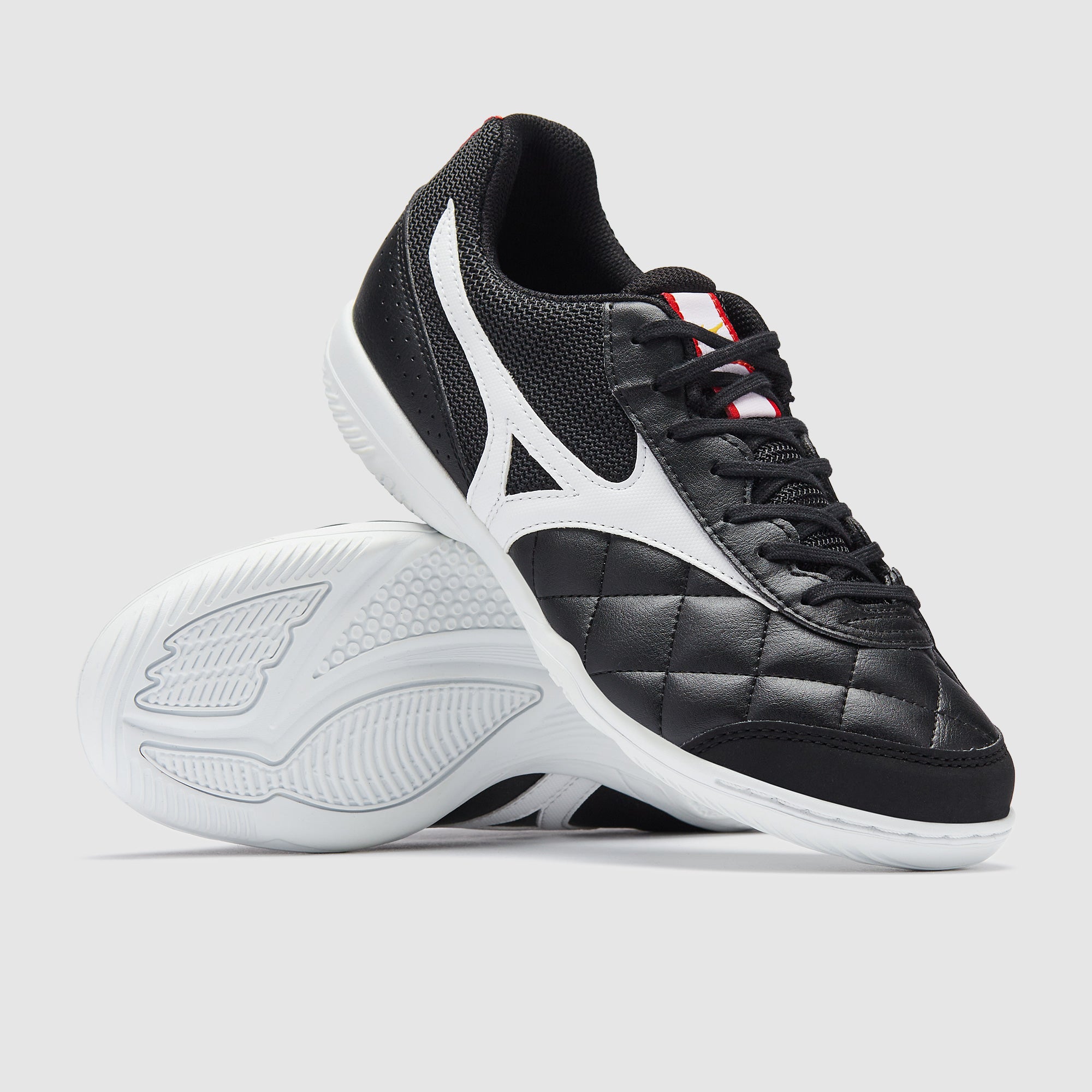 Mizuno Morelia Sala Pro Indoor - Black/White/Chinese Red - Adult Boots