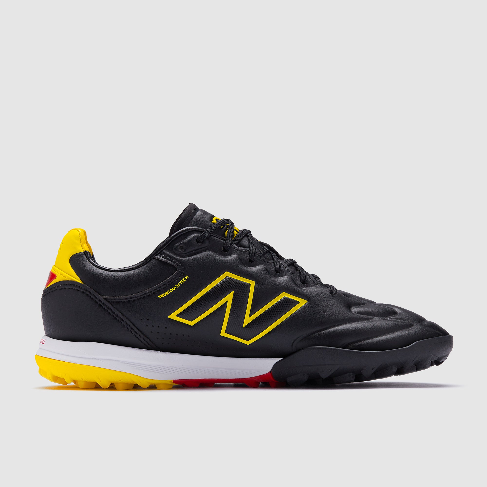 New Balance 442 V3 Elite Turf - Black/Punch Yellow/Fire Cracker
