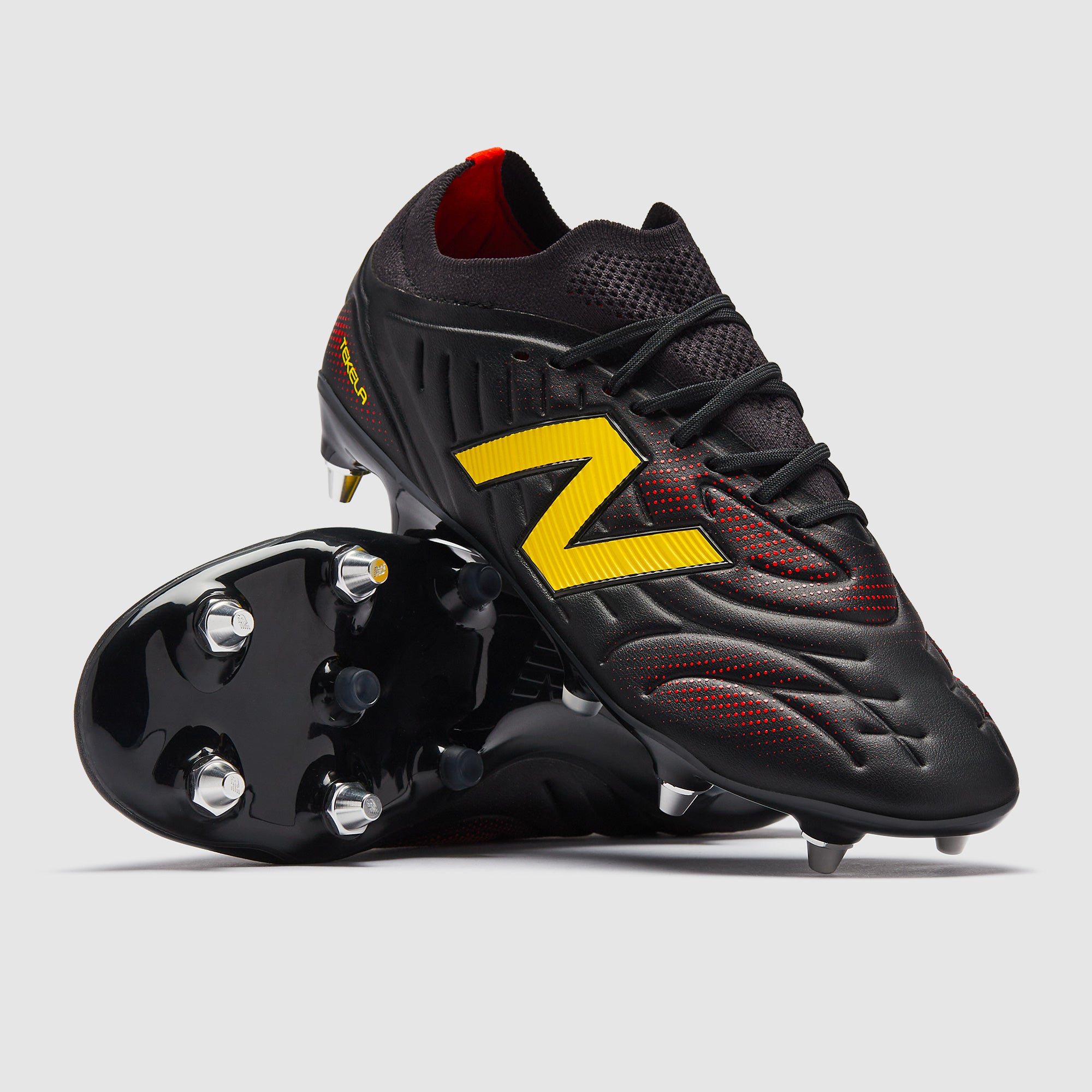 New Balance 442 V2 Pro SG - Black/Silver - Mens Boots