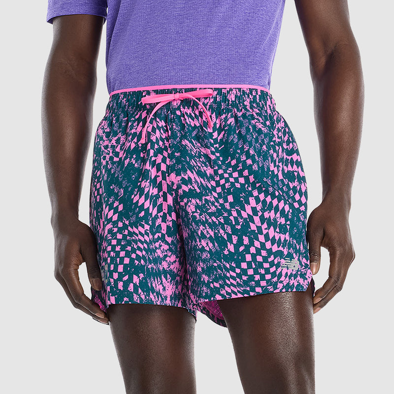 New Balance London Edition RC Printed 5 Inch Shorts