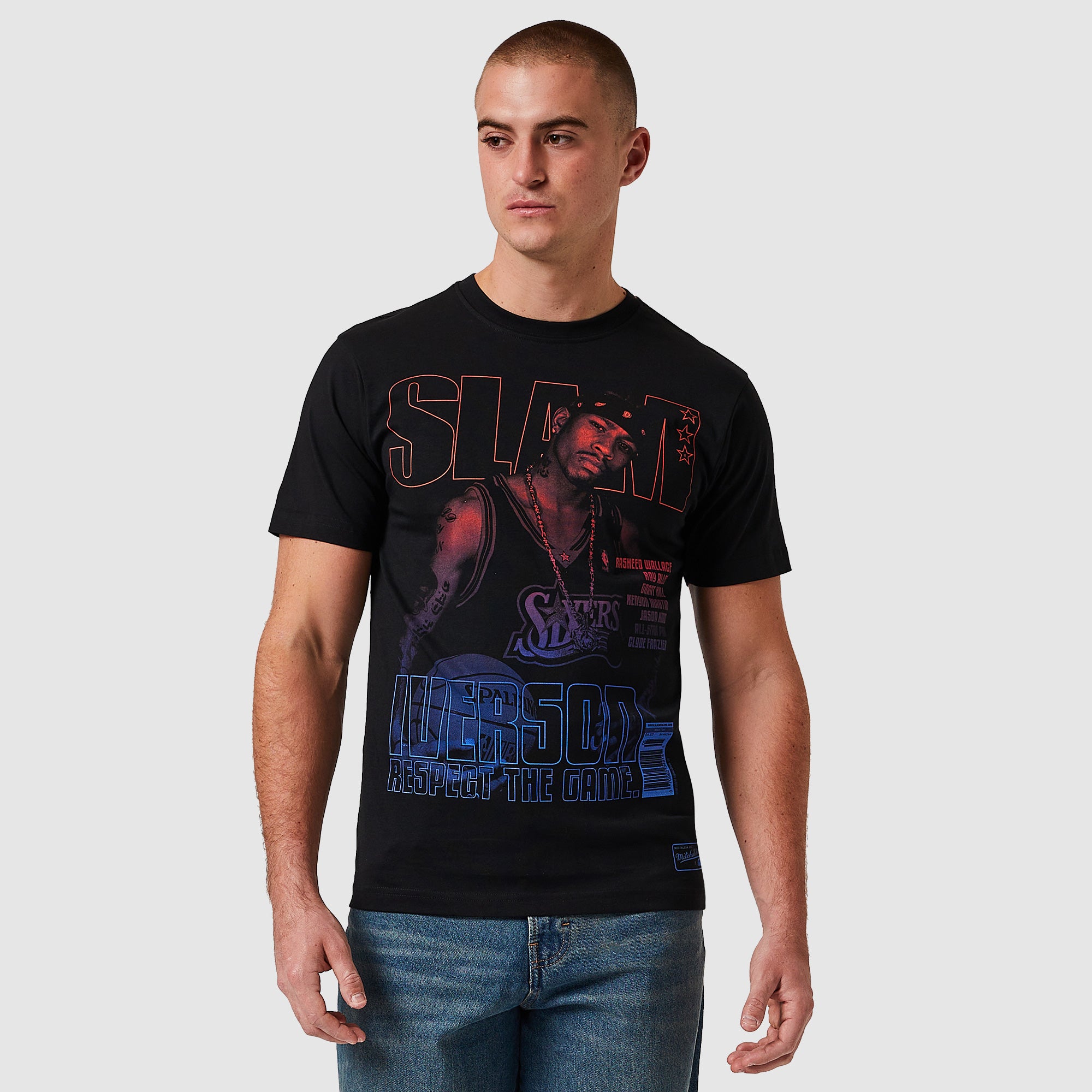 Mitchell & Ness NBA Allen Iverson Philadelphia 76ers Slam T-Shirt