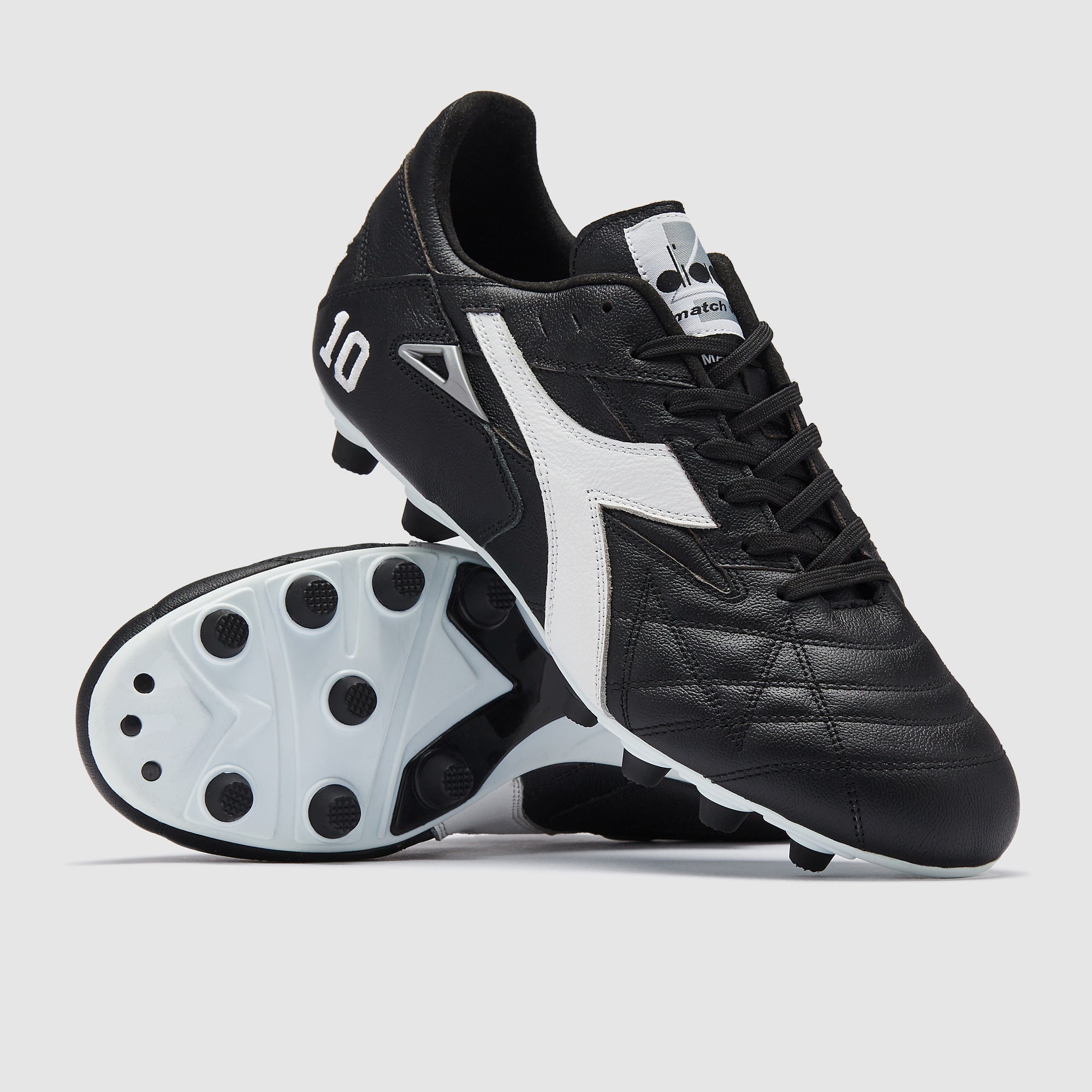 Diadora Brasil Made In Italy OG LT + MDPU - Black/White - Mens Boots