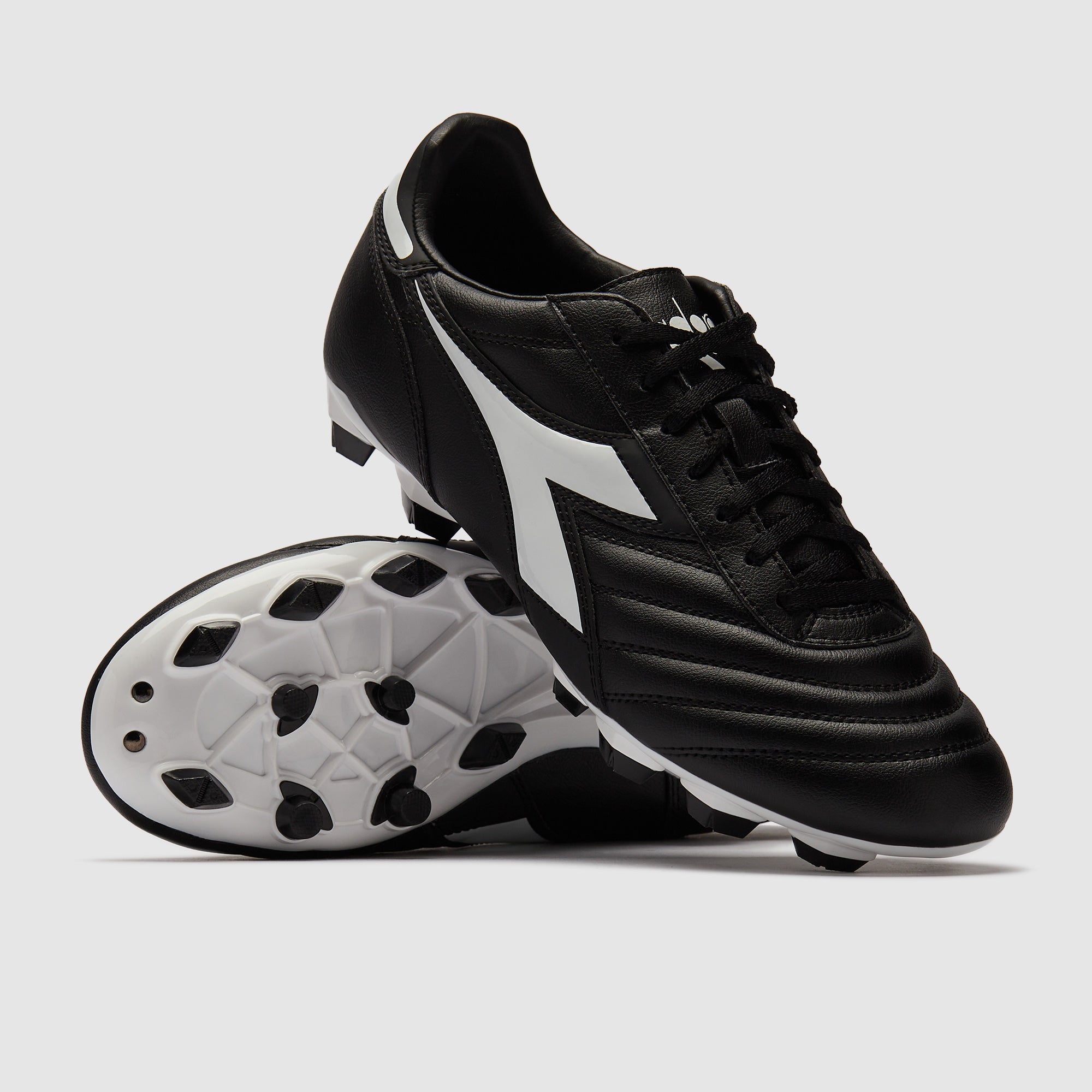 シューズ diadora brasil SC Diadora Brasil Club Turf - Black/Fluo Red - Adult Boots