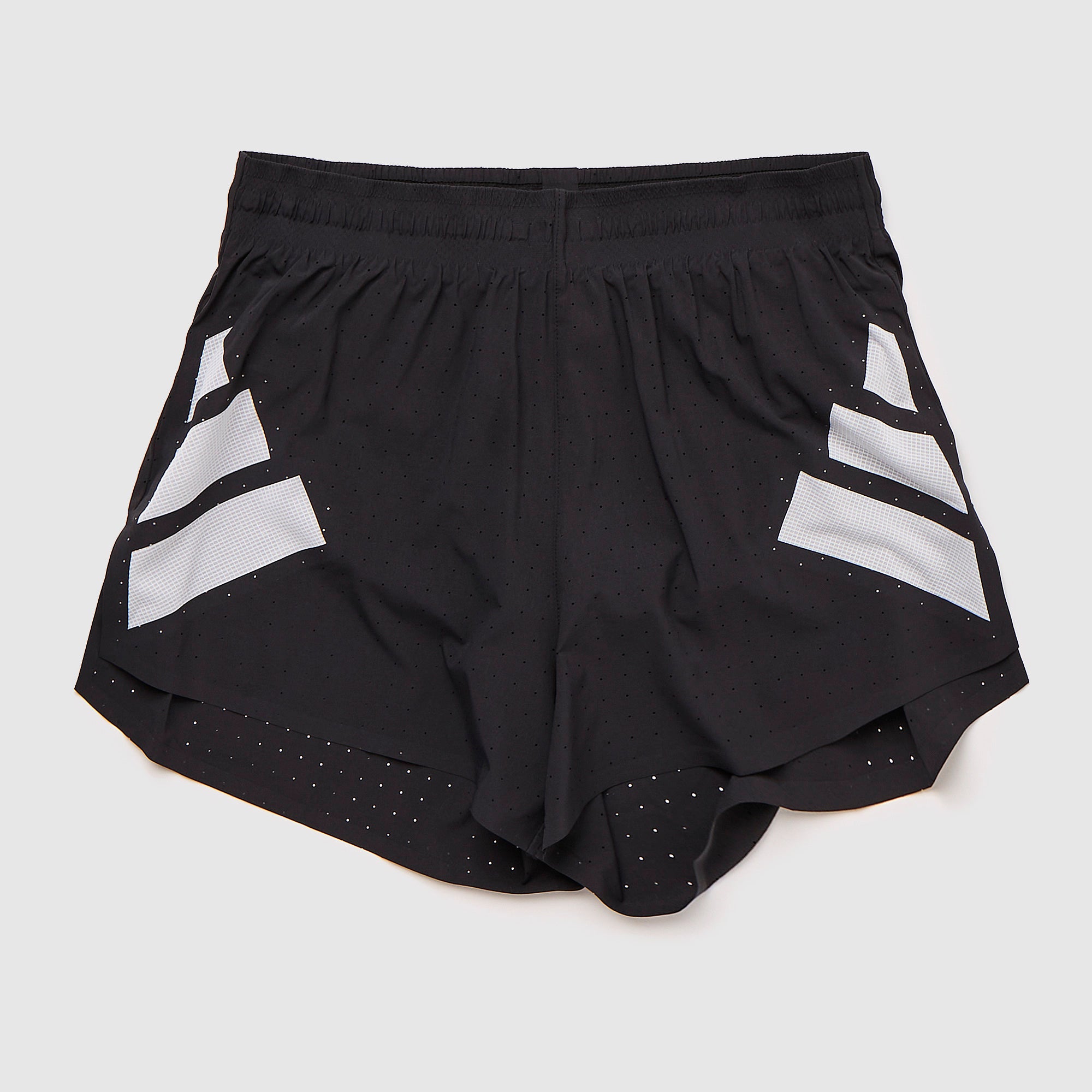 adidas adizero Road To Records Split Shorts - Black - Mens Clothing