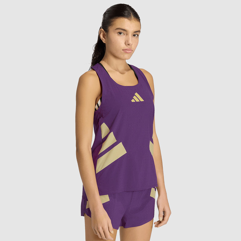 adidas Womens adizero Road To Records Singlet