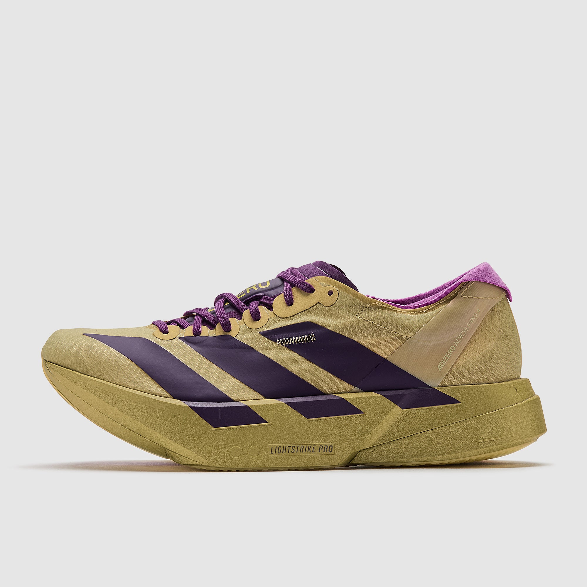 adidas adizero adios Pro 4 - Sand/Rich Purple/Gold Met. - Mens Shoes