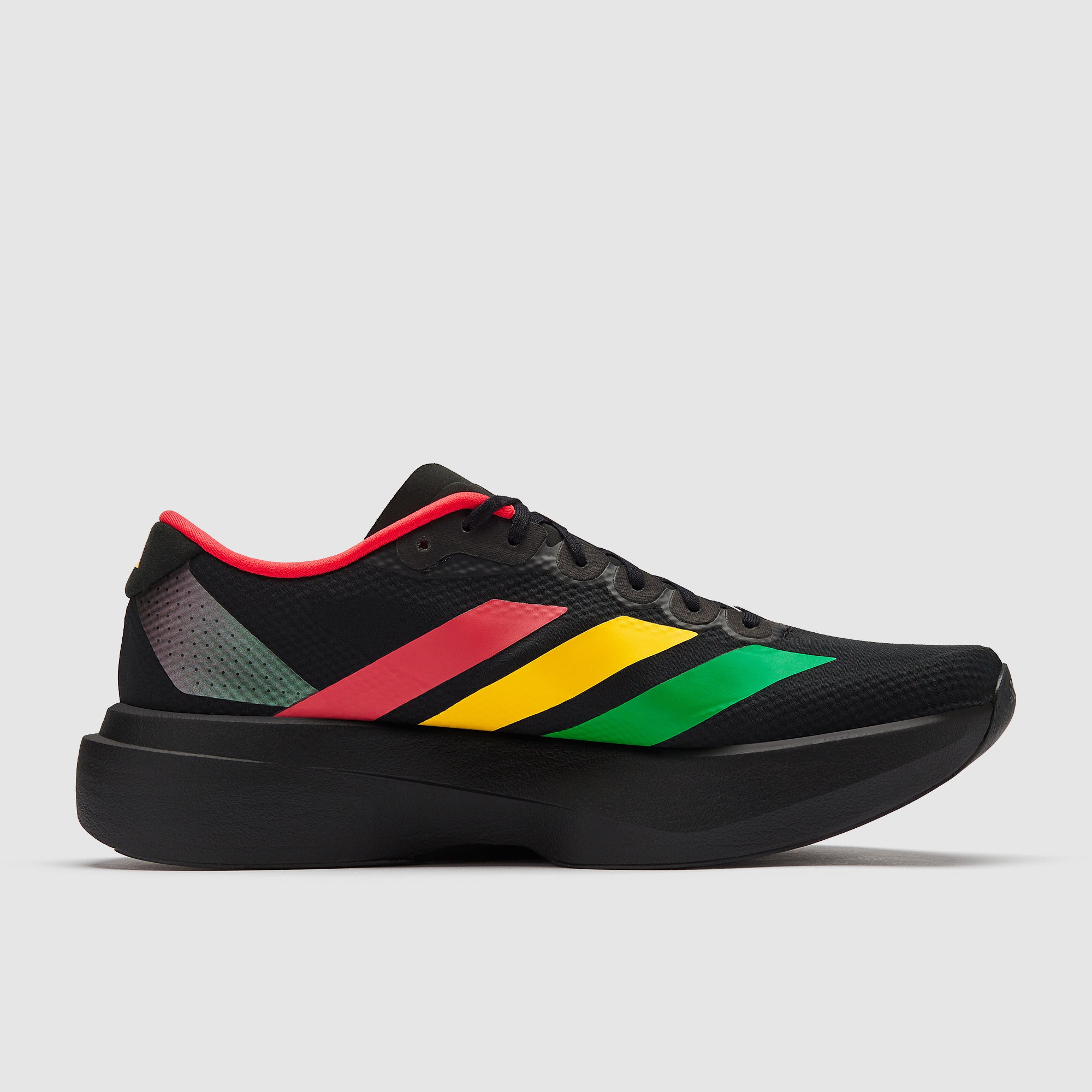 adidas adizero Evo SL Woven - Core Black/Vivid Green/Bold Gold