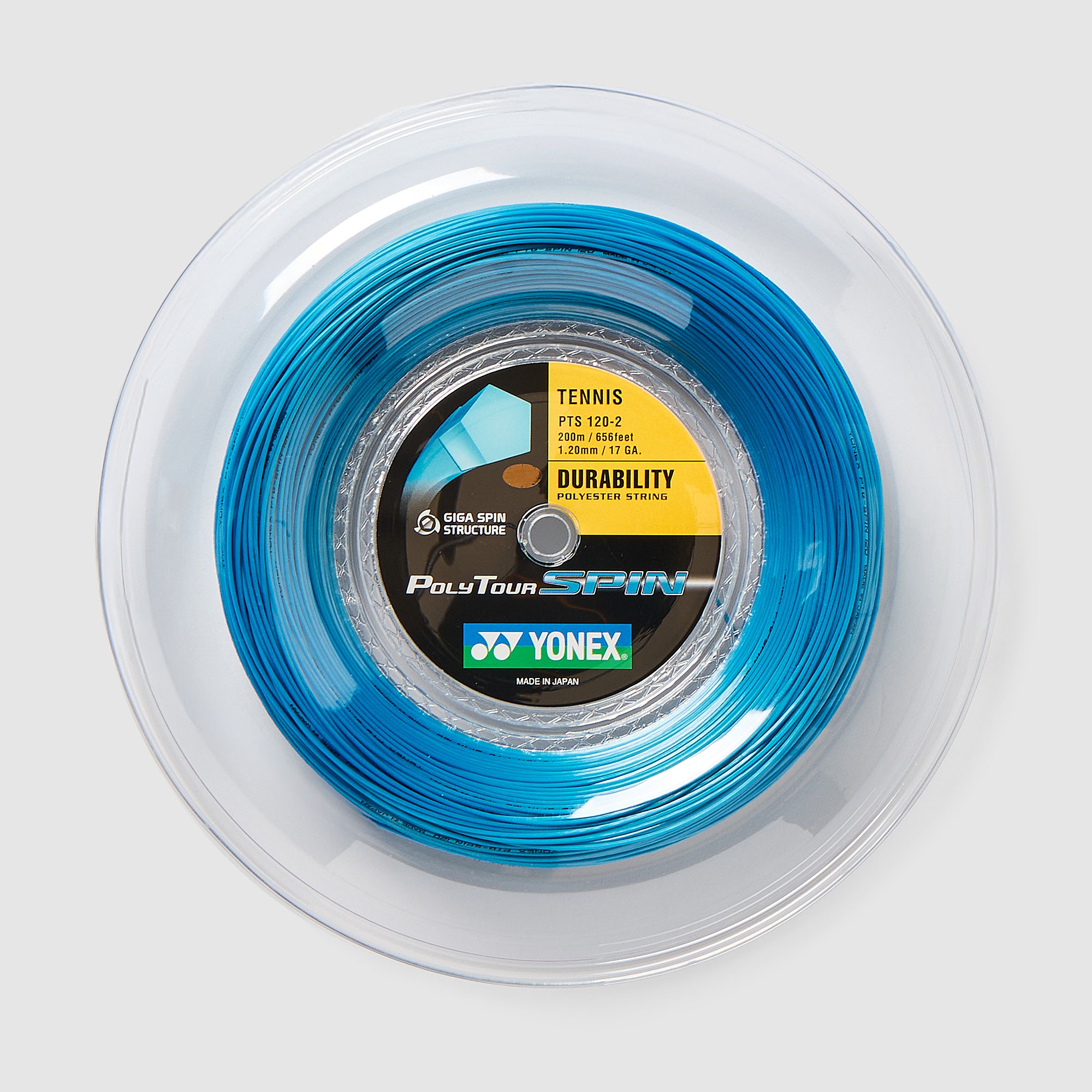 Yonex Poly Tour Strike 1.25mm/200m Reel - Grey - String