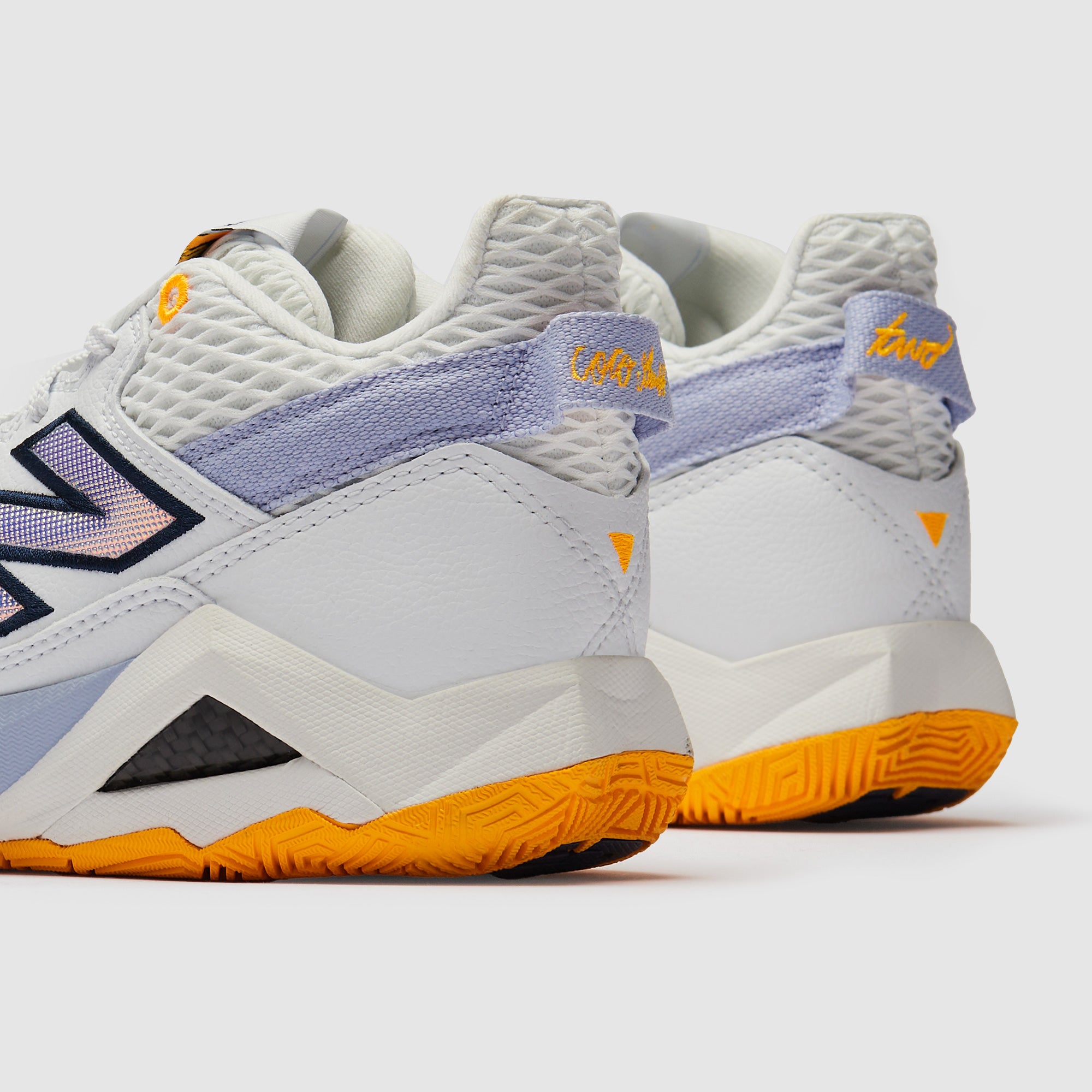 New Balance Womens Coco CG2 Tennis Shoes - White/Dusk Shower