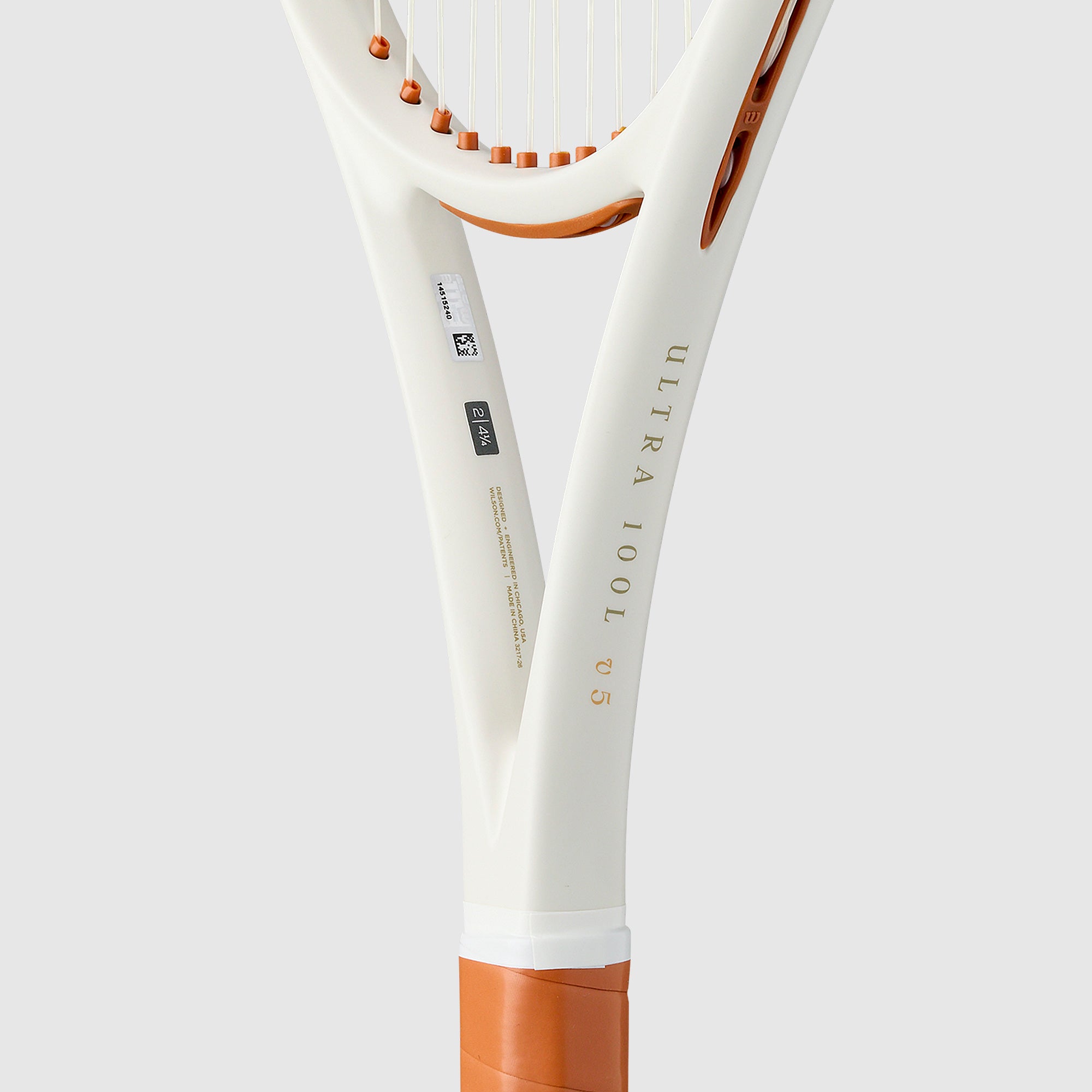 Wilson Ultra 100L V5 Desert Tennis Racket (Unstrung) - Brown/Green