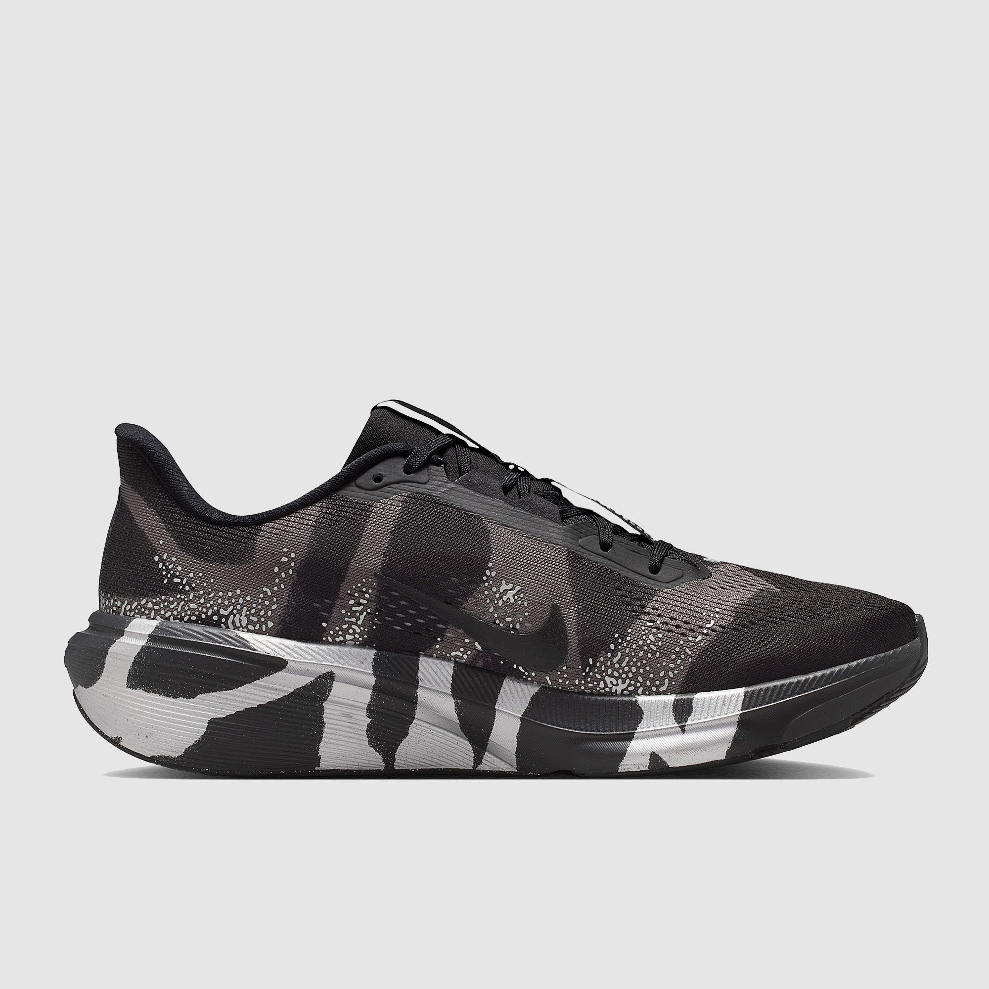 Nike Air Zoom Pegasus 42 - Black/Black/Med Ash/Mtlc Silver - Mens