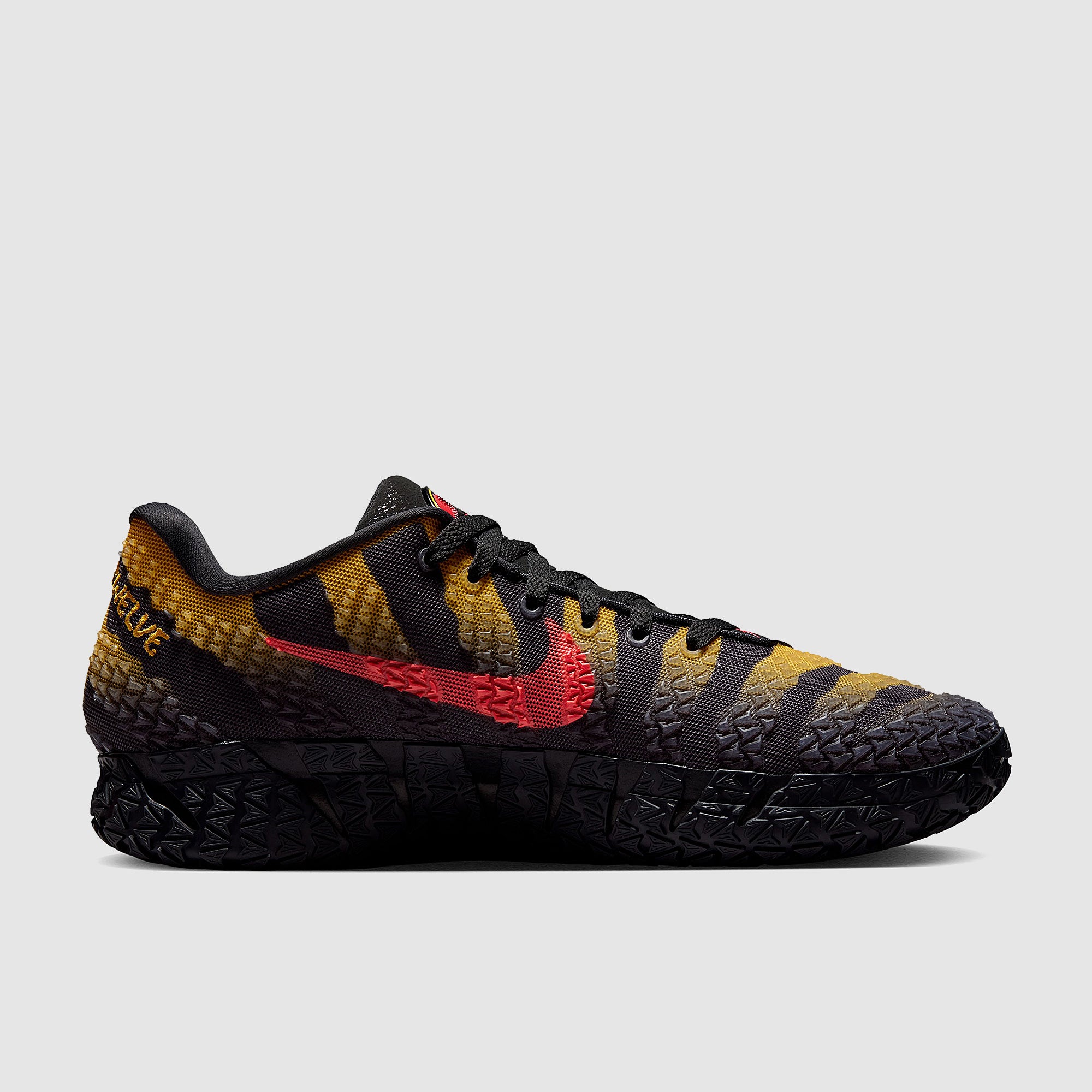 Nike Ja 3 - Anthracite/Brt Crimson/Yellow Ochre - Mens Shoes