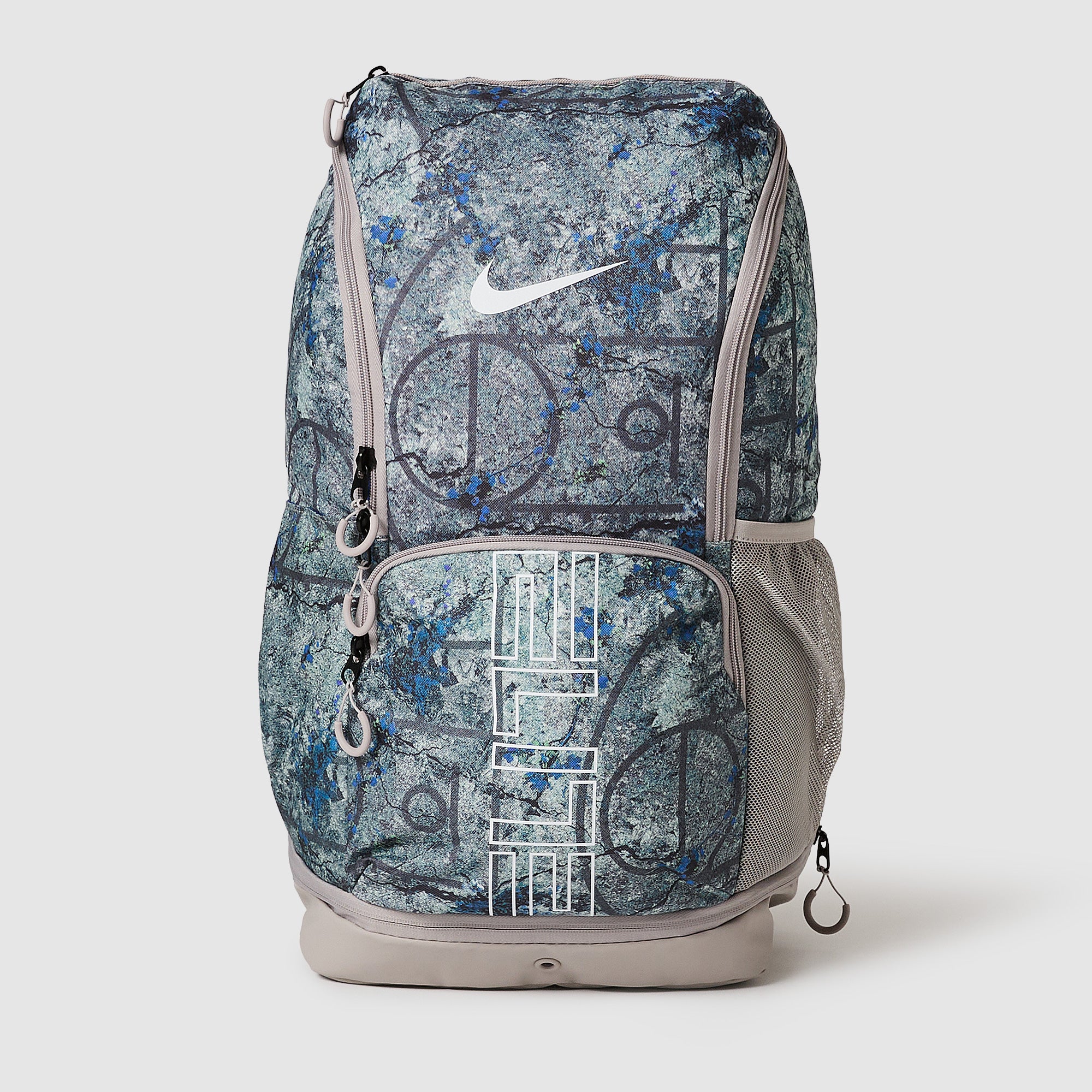 Nike Varsity Elite AOP Backpack - White/College Grey/White