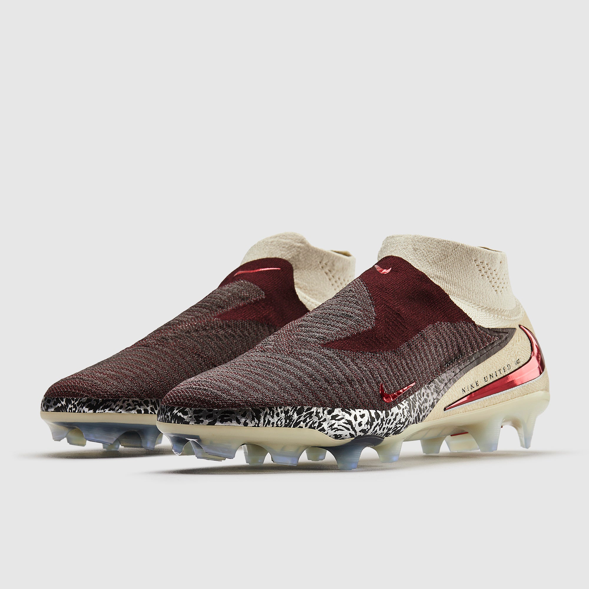 Nike Phantom 6 High Elite Firm Ground - Burgundy Crush/Univ Red
