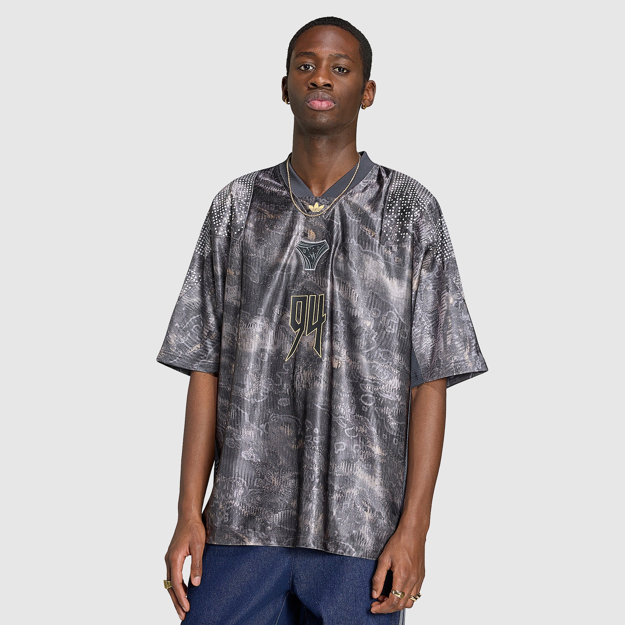 adidas Originals Men Nuwave 90s Jersey - Mens Clothing