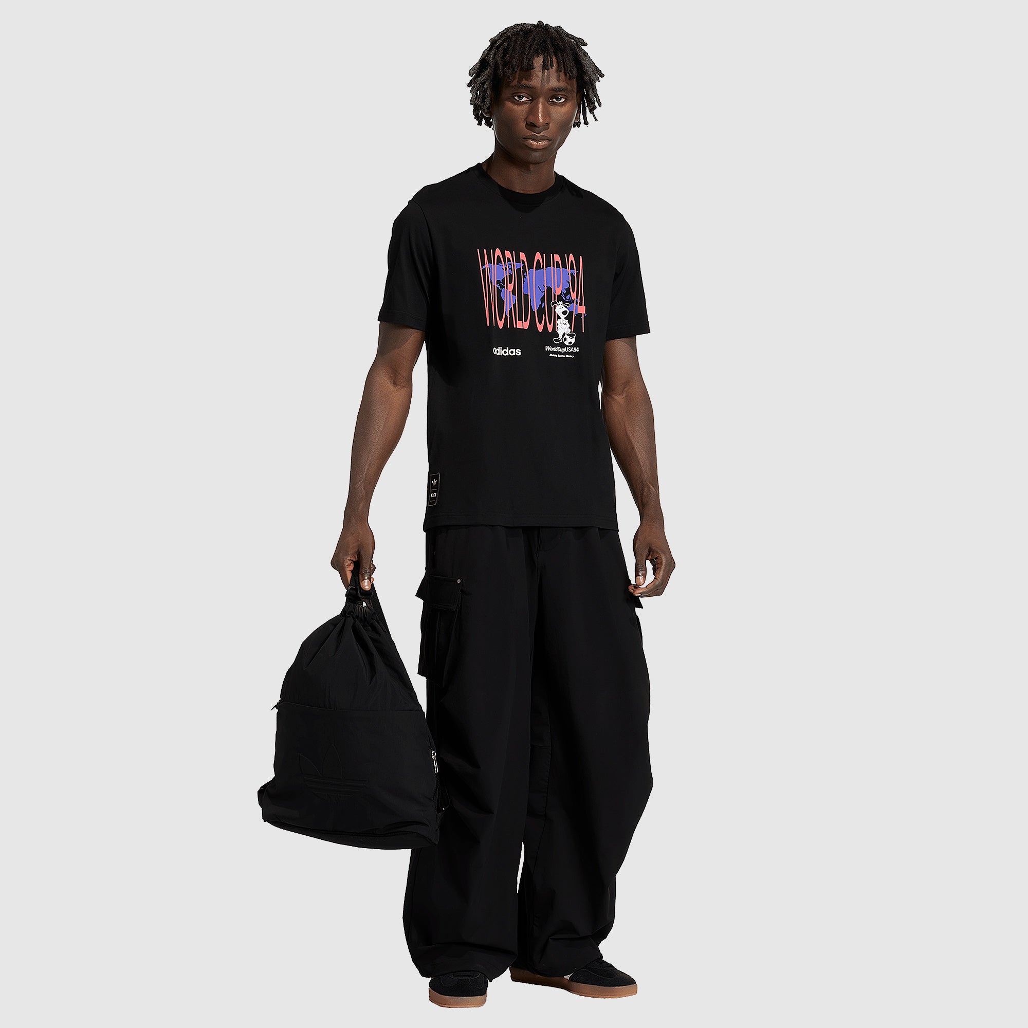 adidas Originals Archive World Cup 94 Graphic T-Shirt - Black
